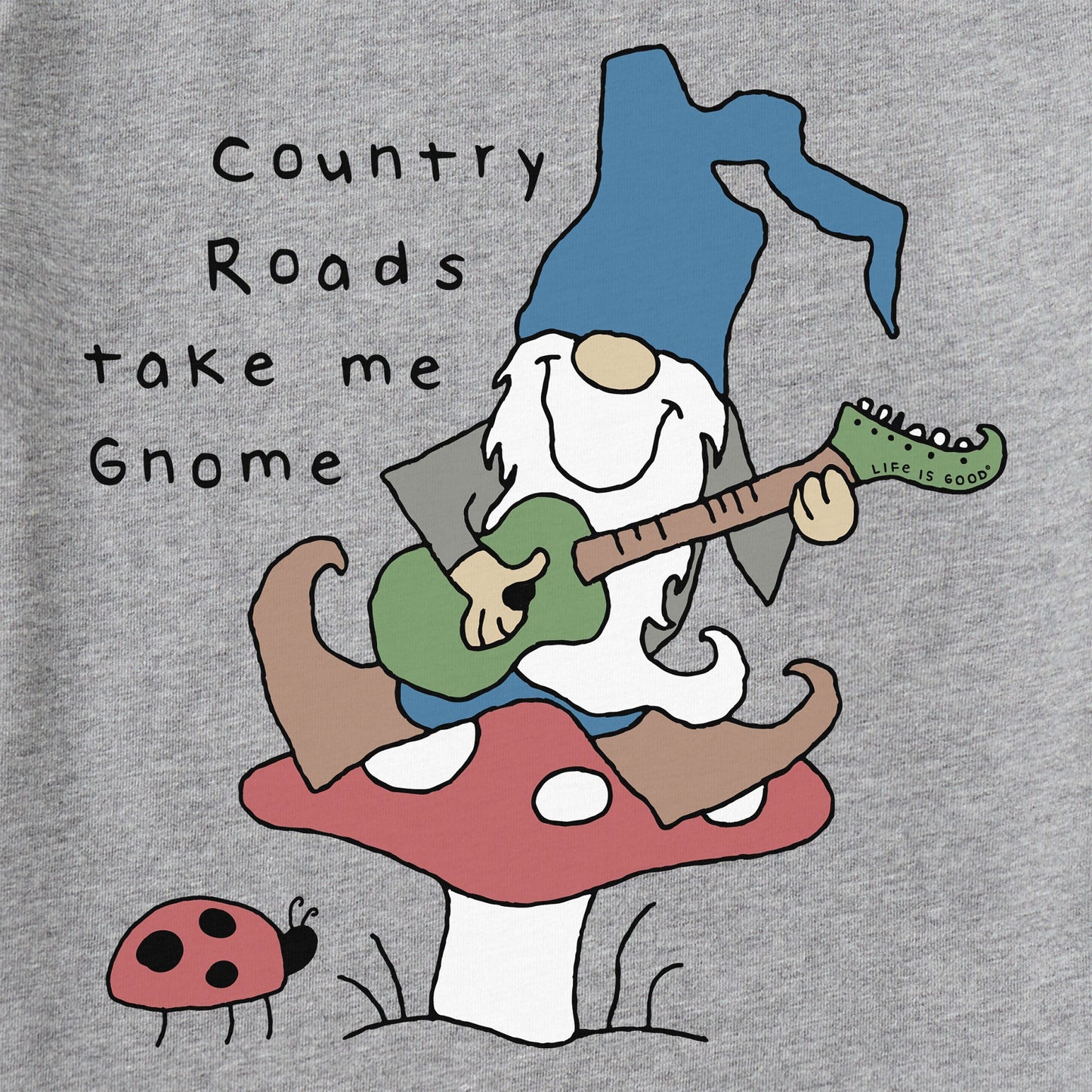 Women's Gnome Country Roads Short Sleeve Vee