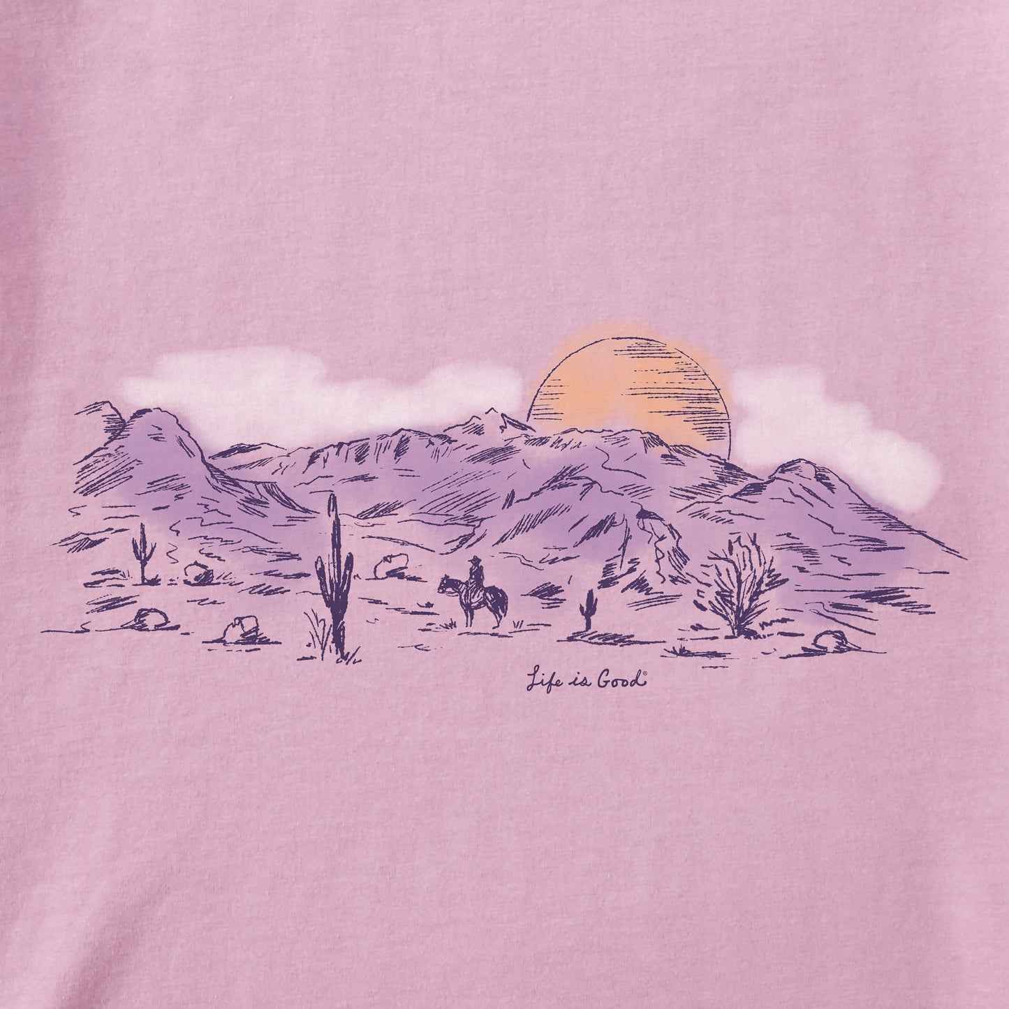 Women's Desert View Short Sleeve Crusher Boxy Tee