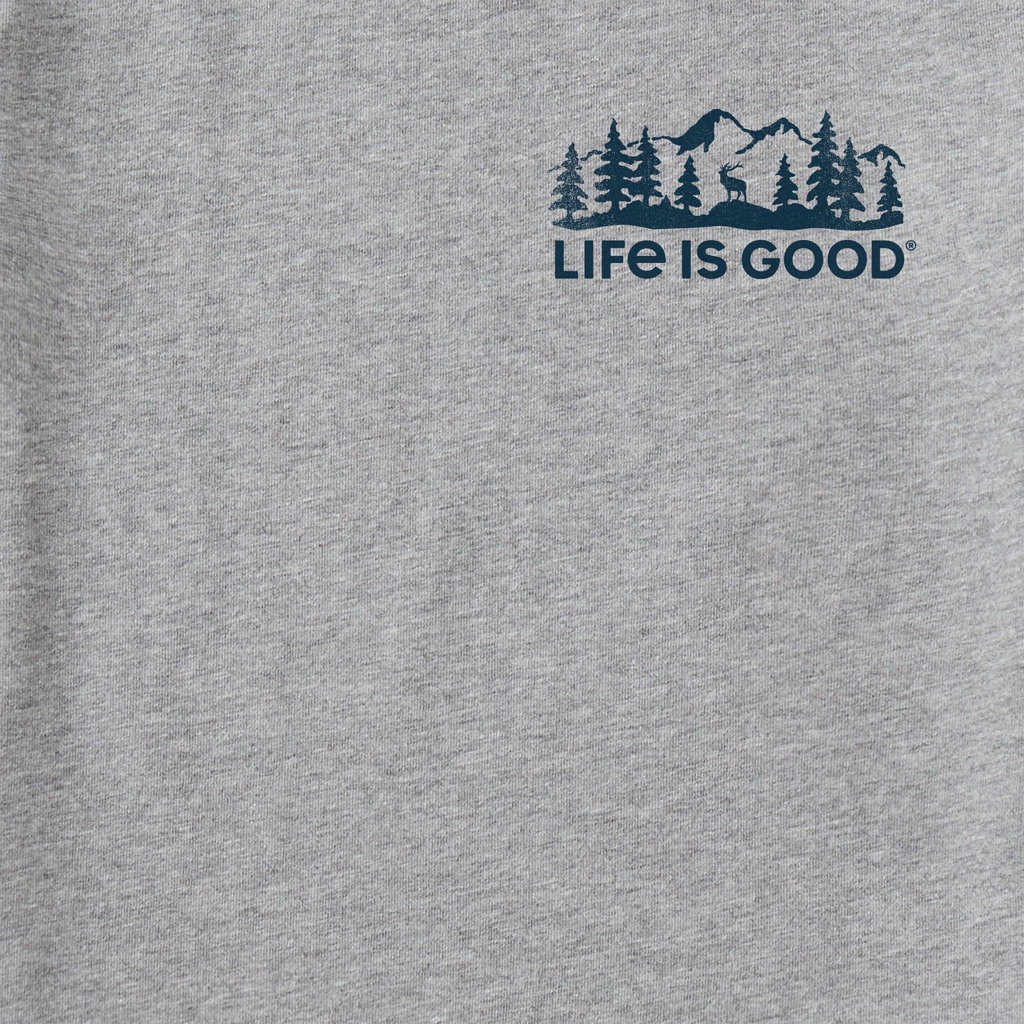 Women's Flag Mountain Scene Short Sleeve Crusher Tee