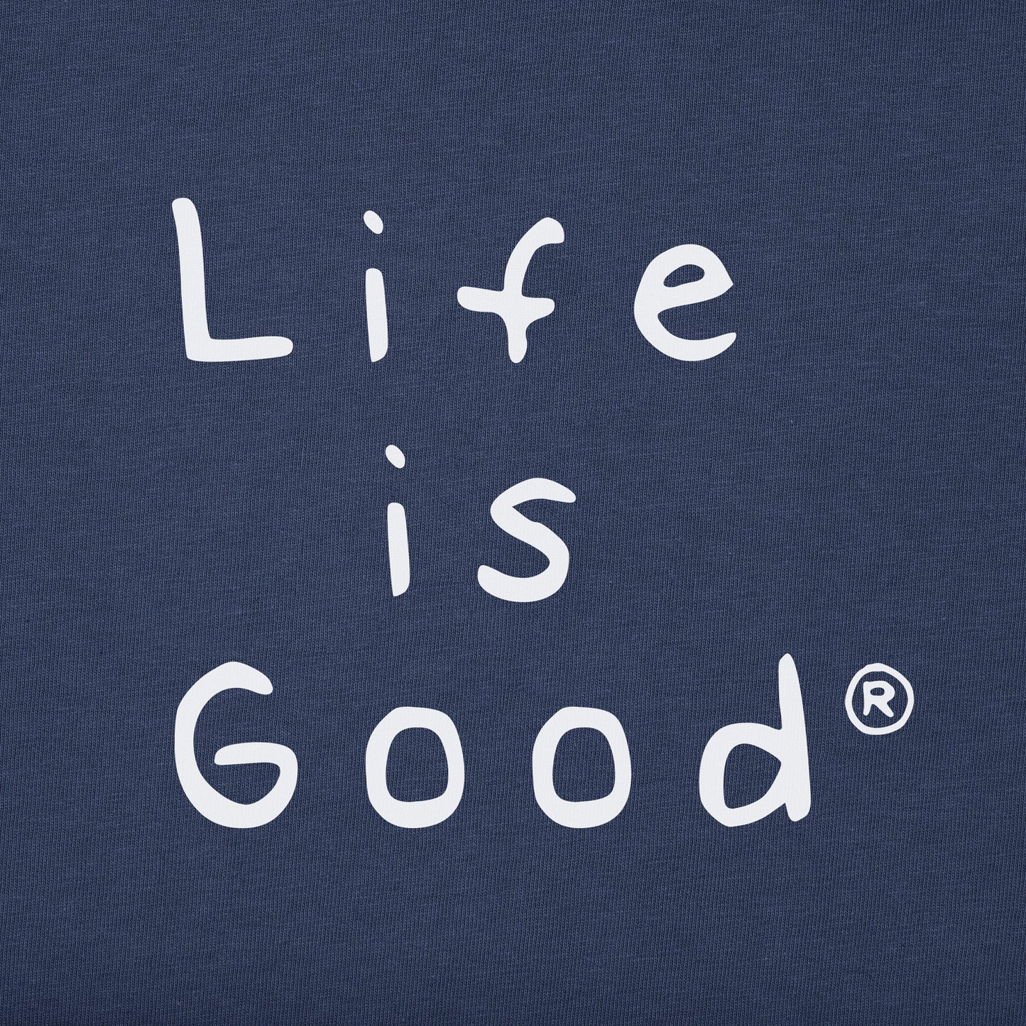 Men's Wordsmith Life is Good LC Short Sleeve Crusher Tee