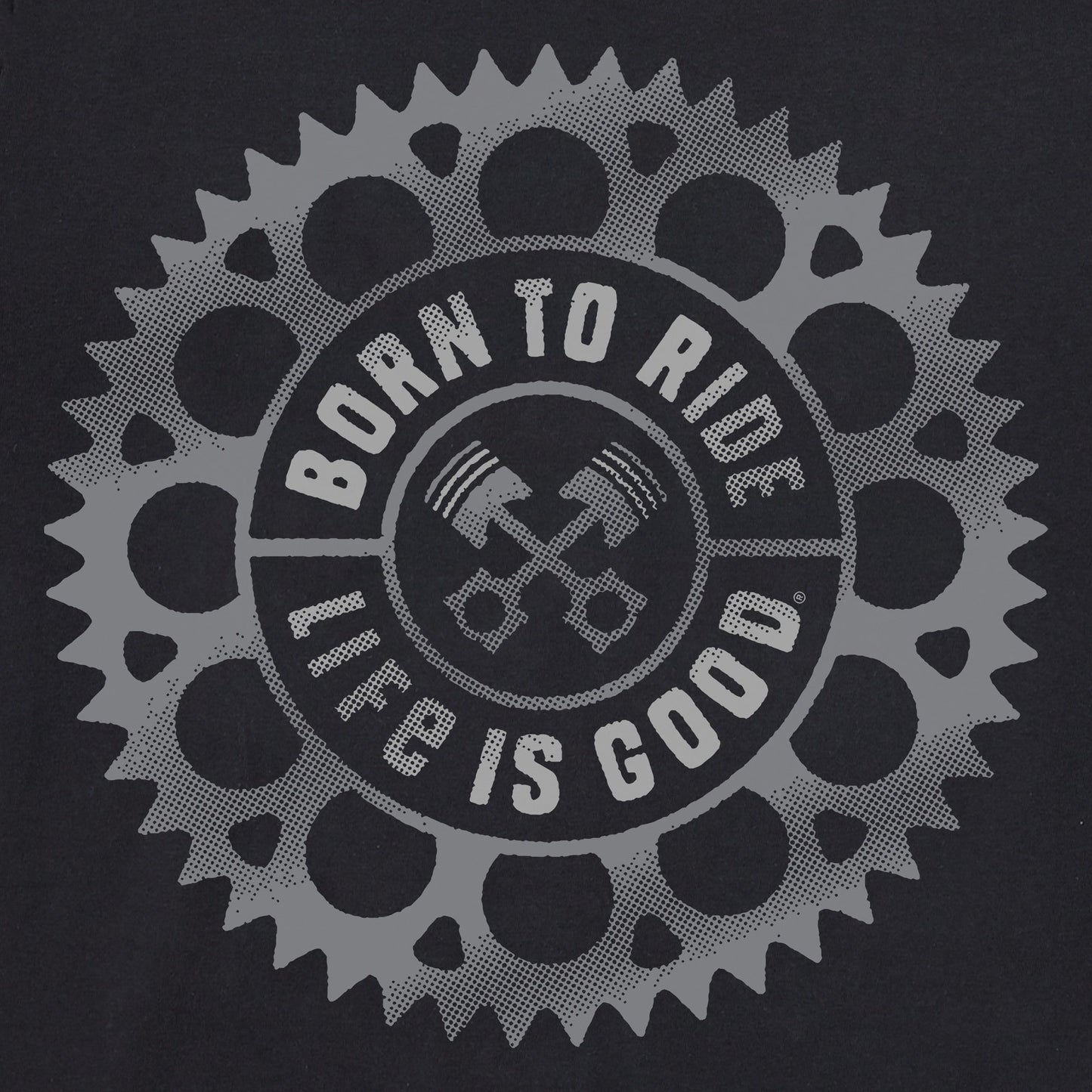 Men's Born to Ride Sprocket Short Sleeve Tee