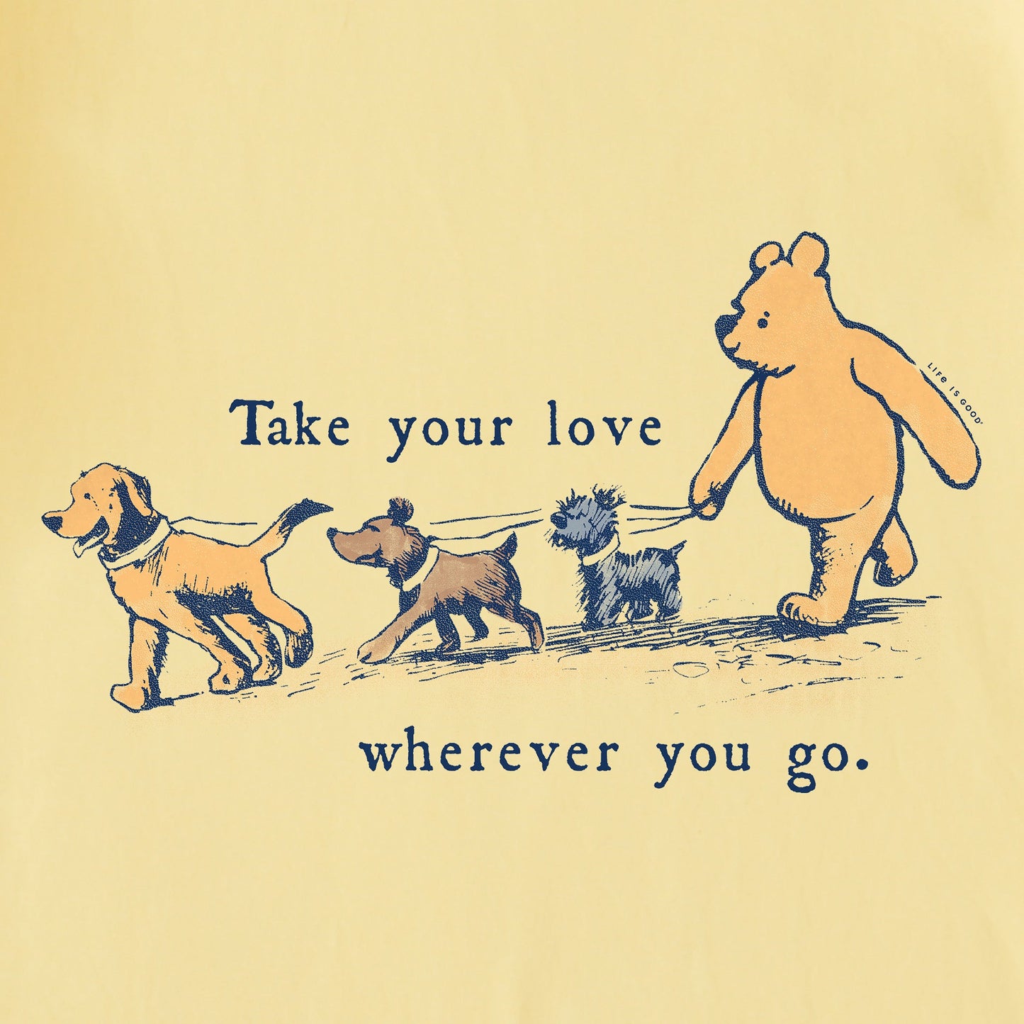 Women's Take Your Love Winnie Short Sleeve Crusher Tee