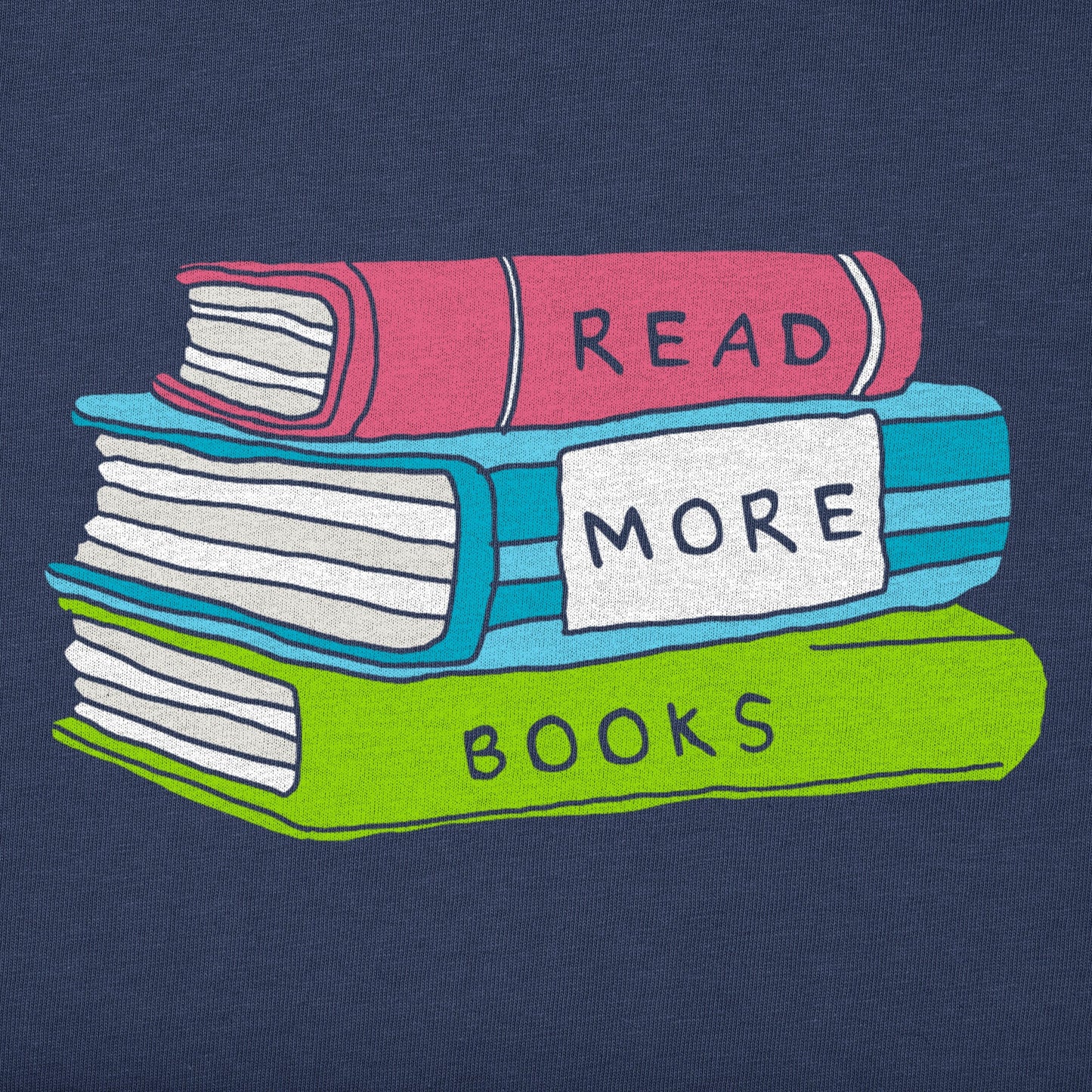 Women's Read More Books Short Sleeve Crusher Tee