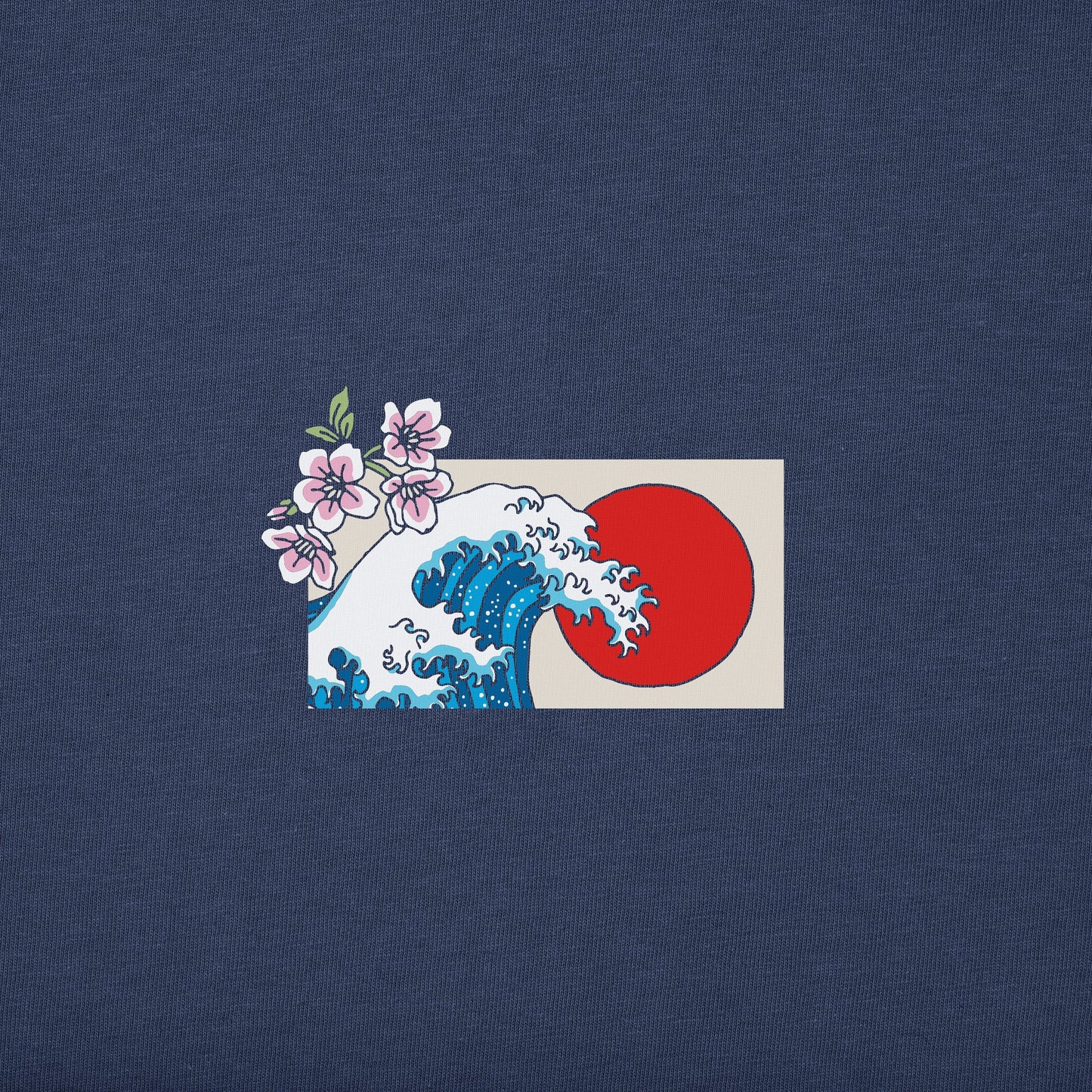 Women's Tokyo Japan Cherry Blossom Wave Short Sleeve Tee