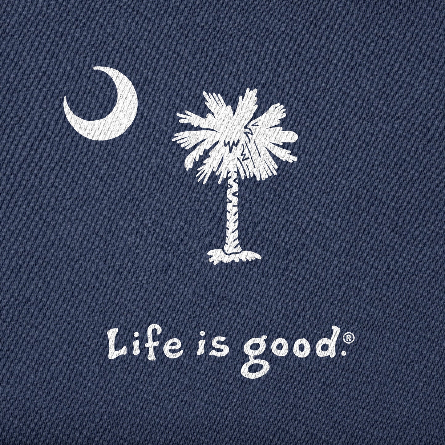 Women's South Carolina Flag Short Sleeve Vee