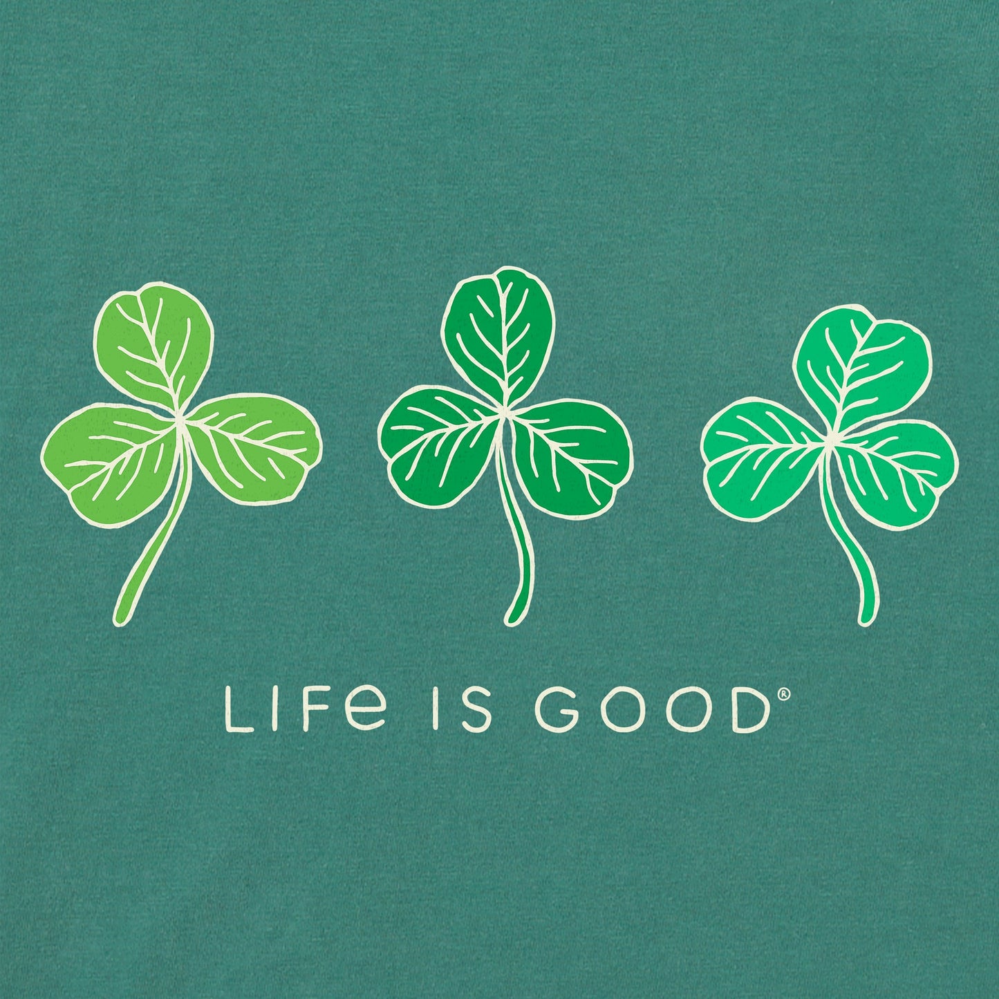 Women's Fineline 3 Clovers Short Sleeve Crusher Tee