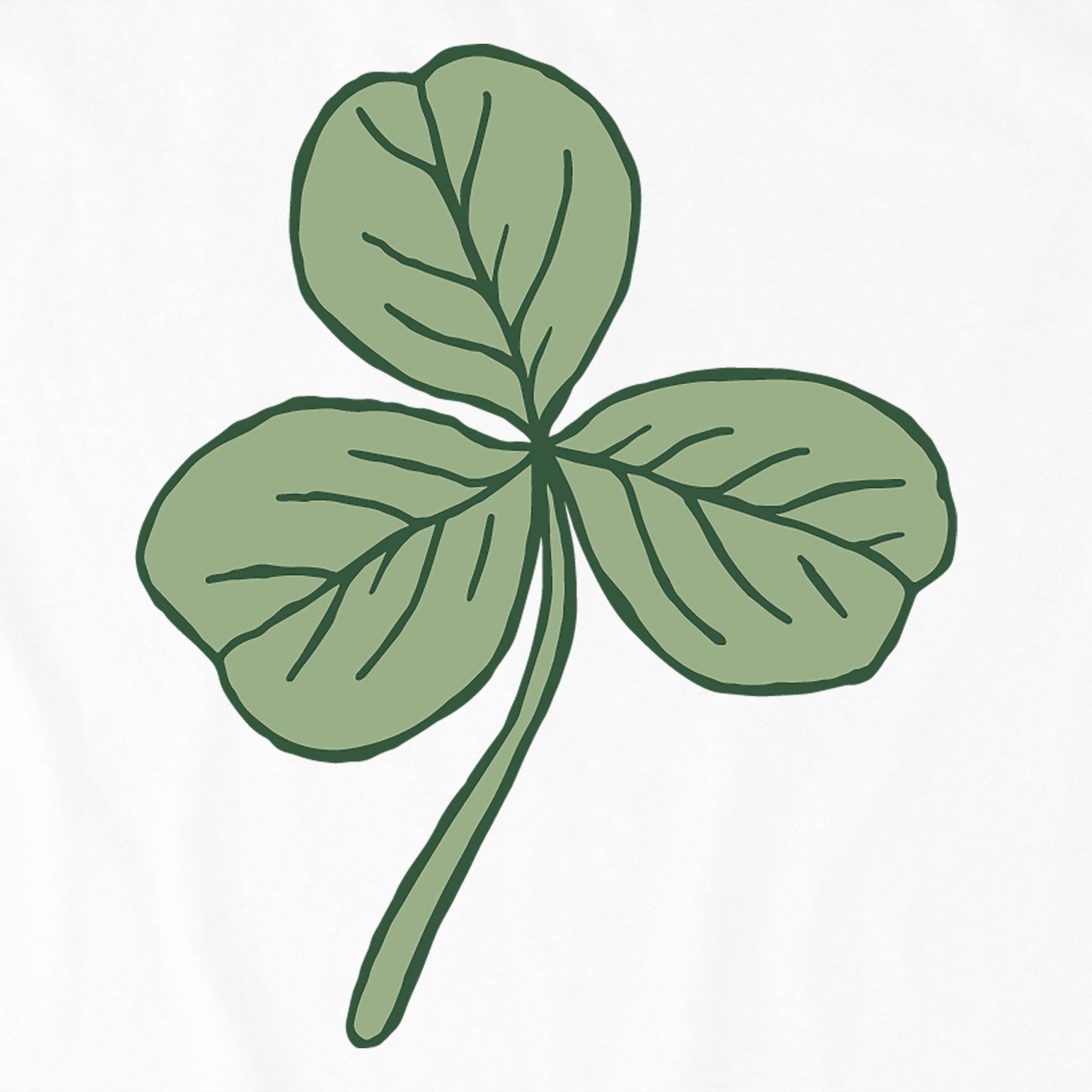 Women's Fineline Clover Short Sleeve Crusher Tee