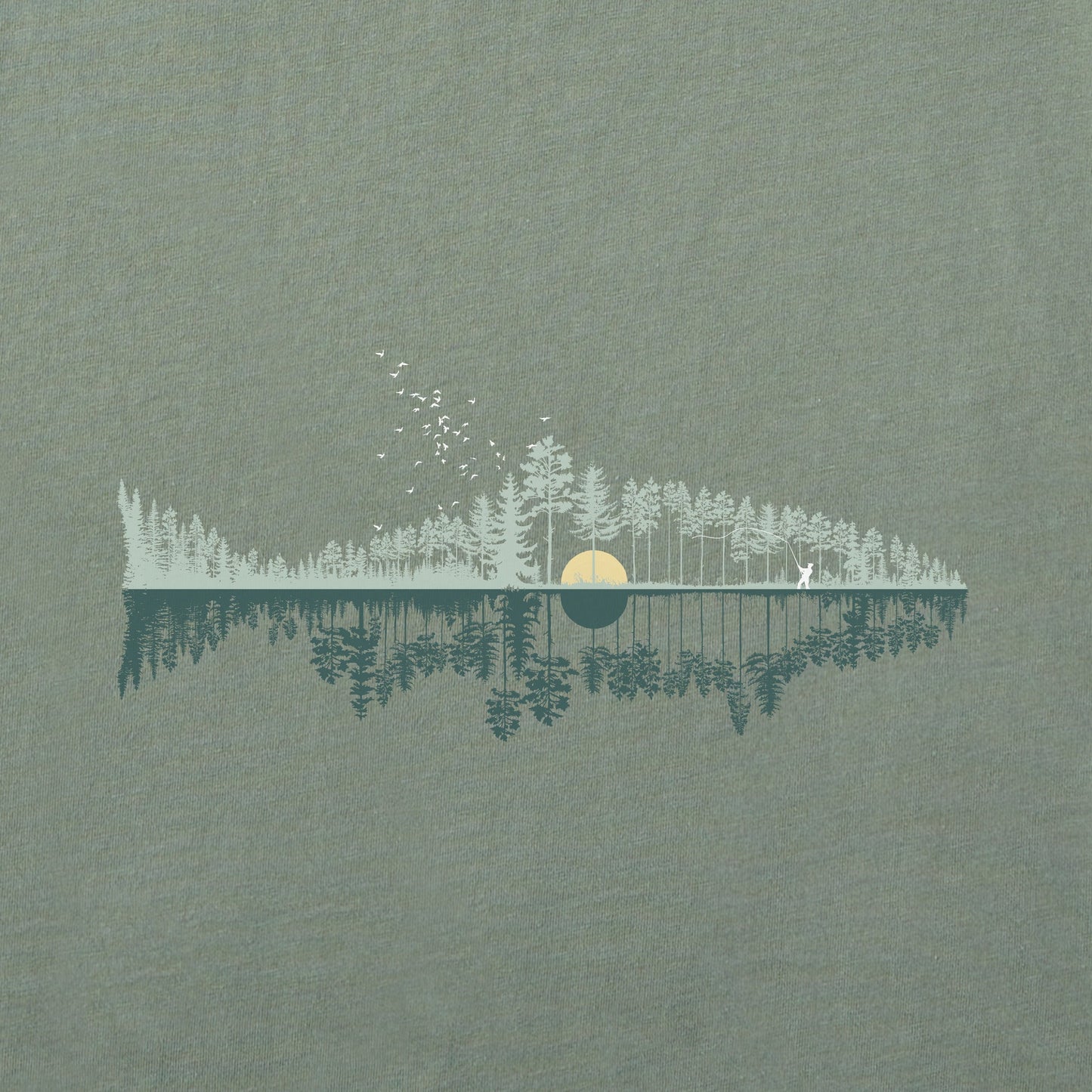 Men's Fishscape Simply True Fleece Crew