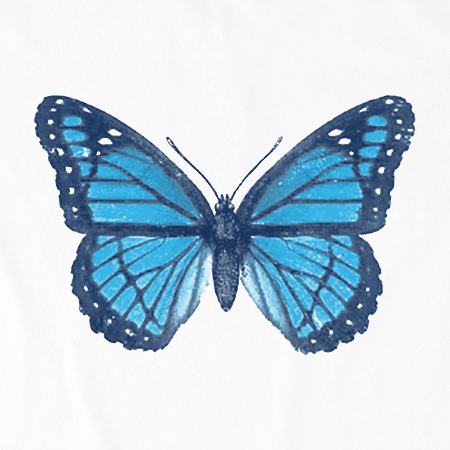 Women's Antique Floral Butterfly Simply True Fleece Hoodie