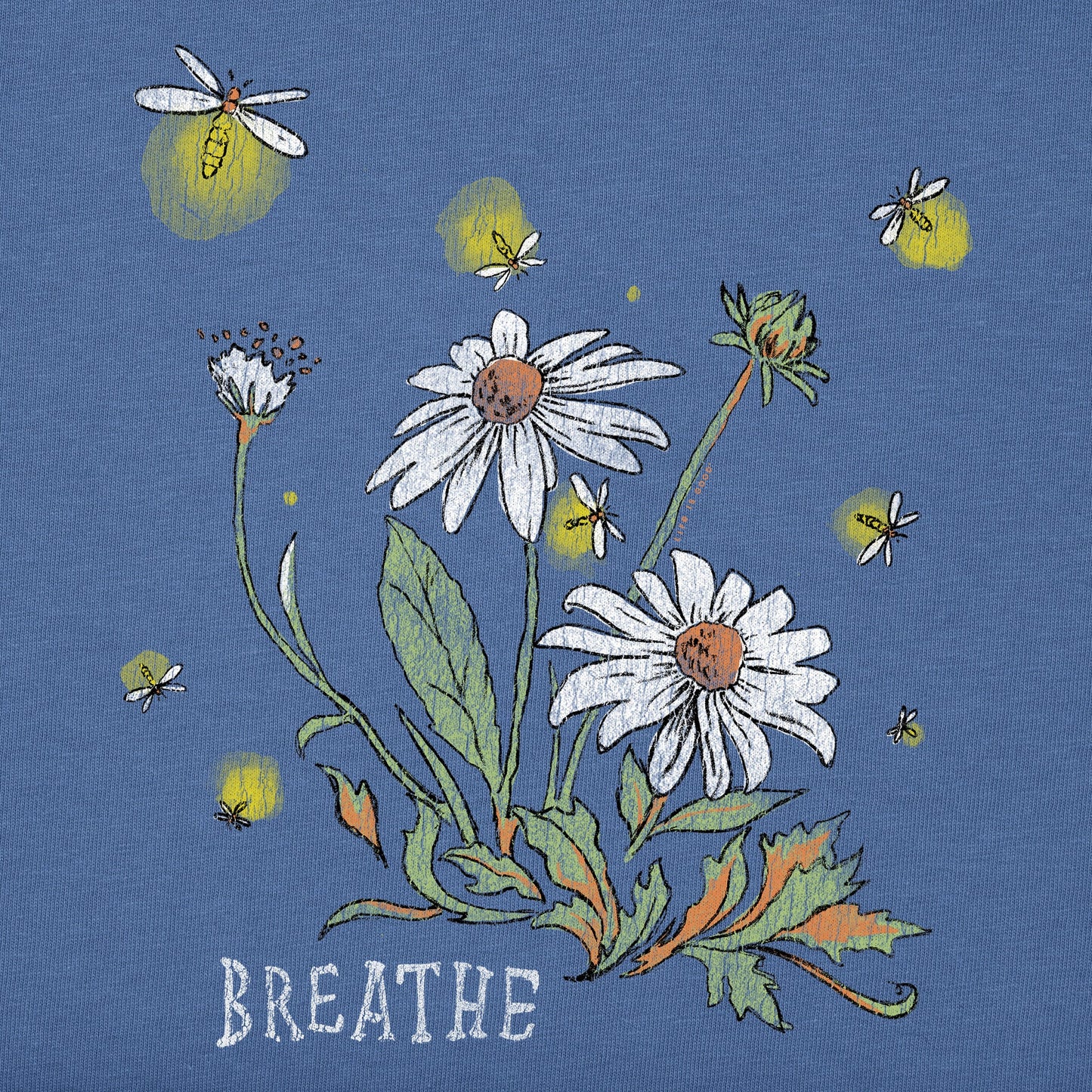 Women's Breathe Daisies Short Sleeve Crusher Tee