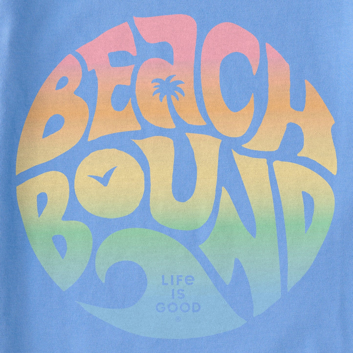 Kids Beach Bound Long Sleeve Crusher Tee