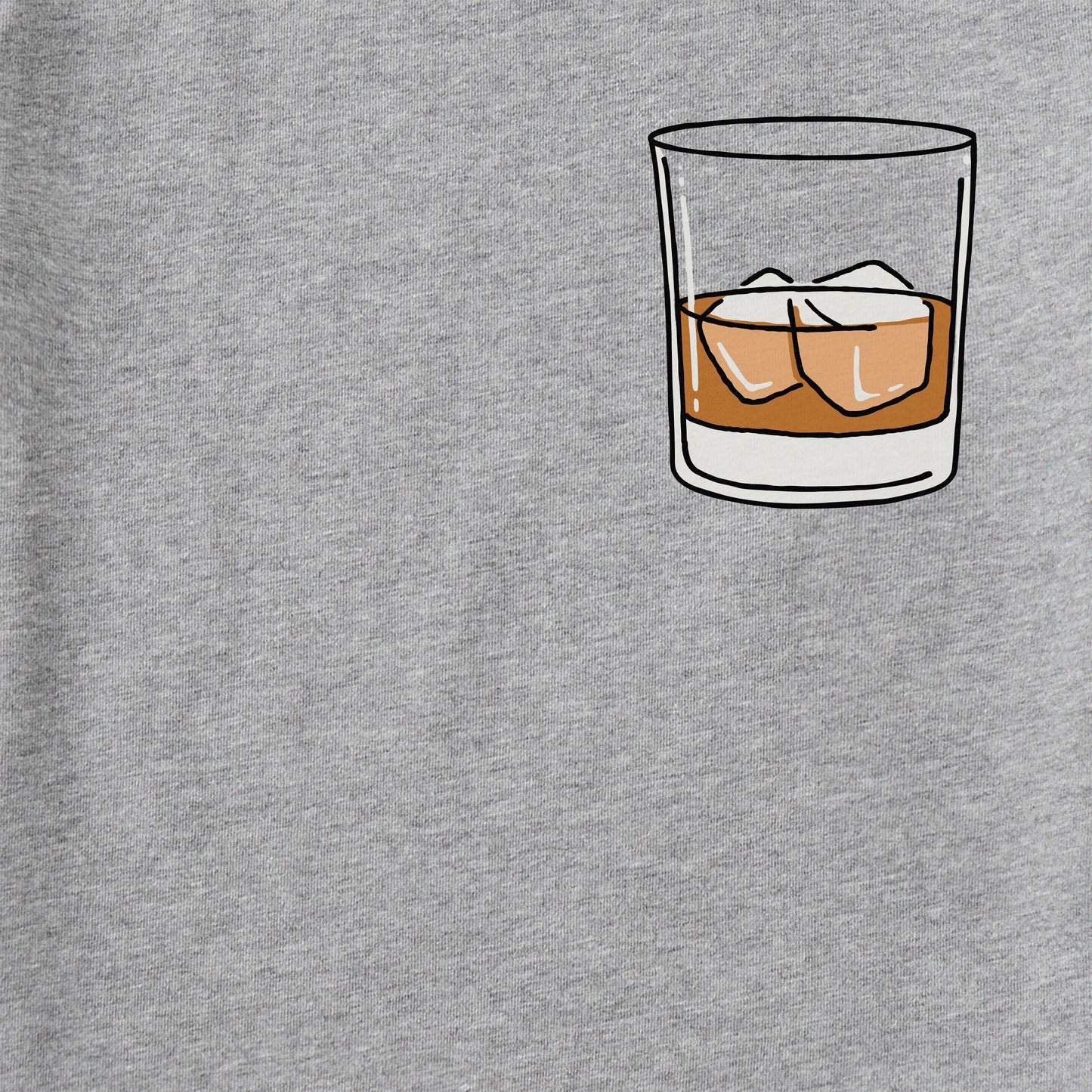 Men's Whiskey Glass Short Sleeve Crusher Tee