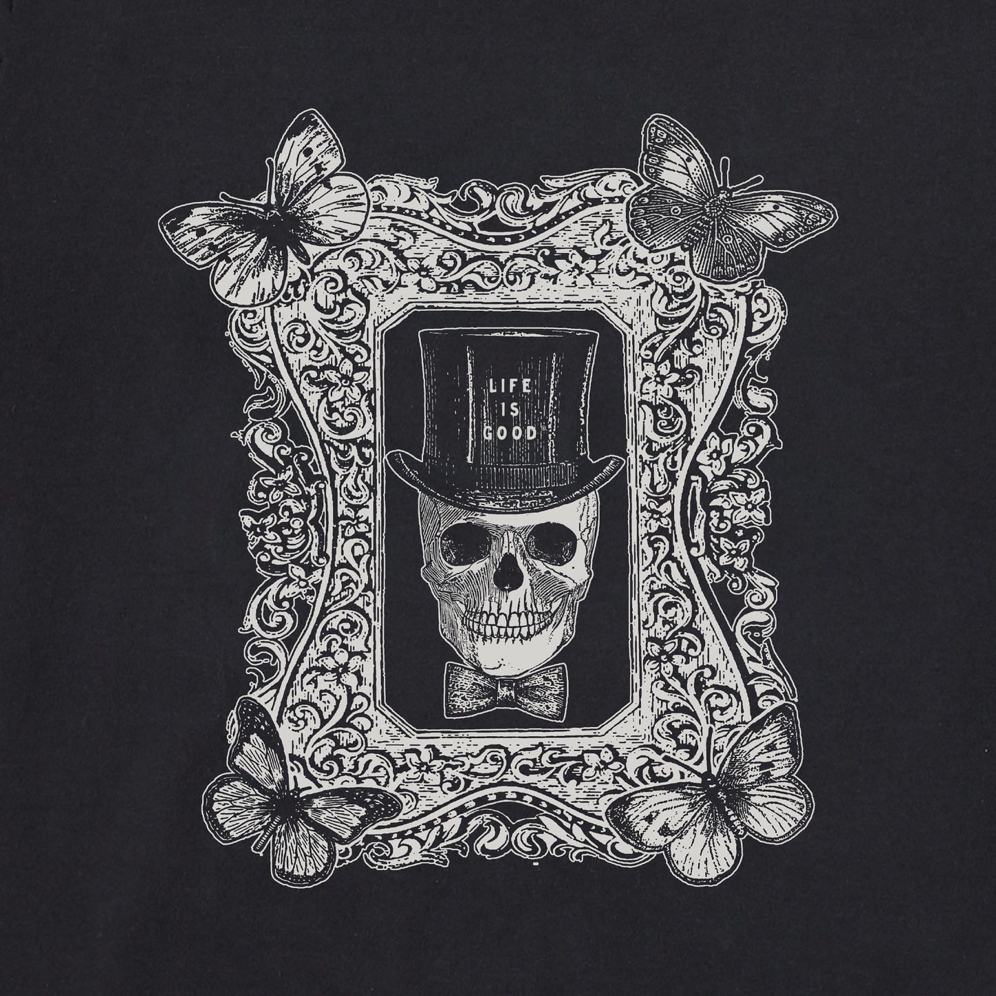 Men's Antique Treat Every Day Skull Short Sleeve Crusher Tee