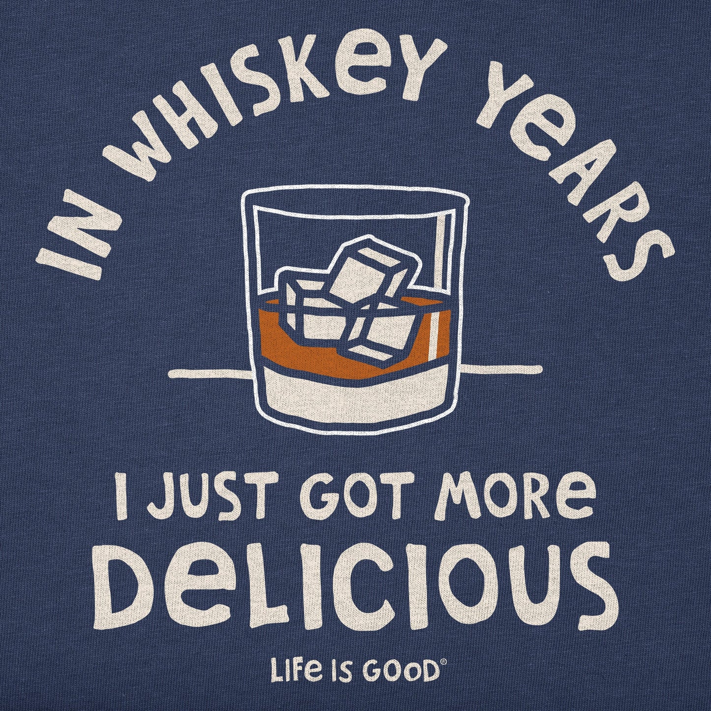 Men's Whiskey Years Long Sleeve Crusher Tee