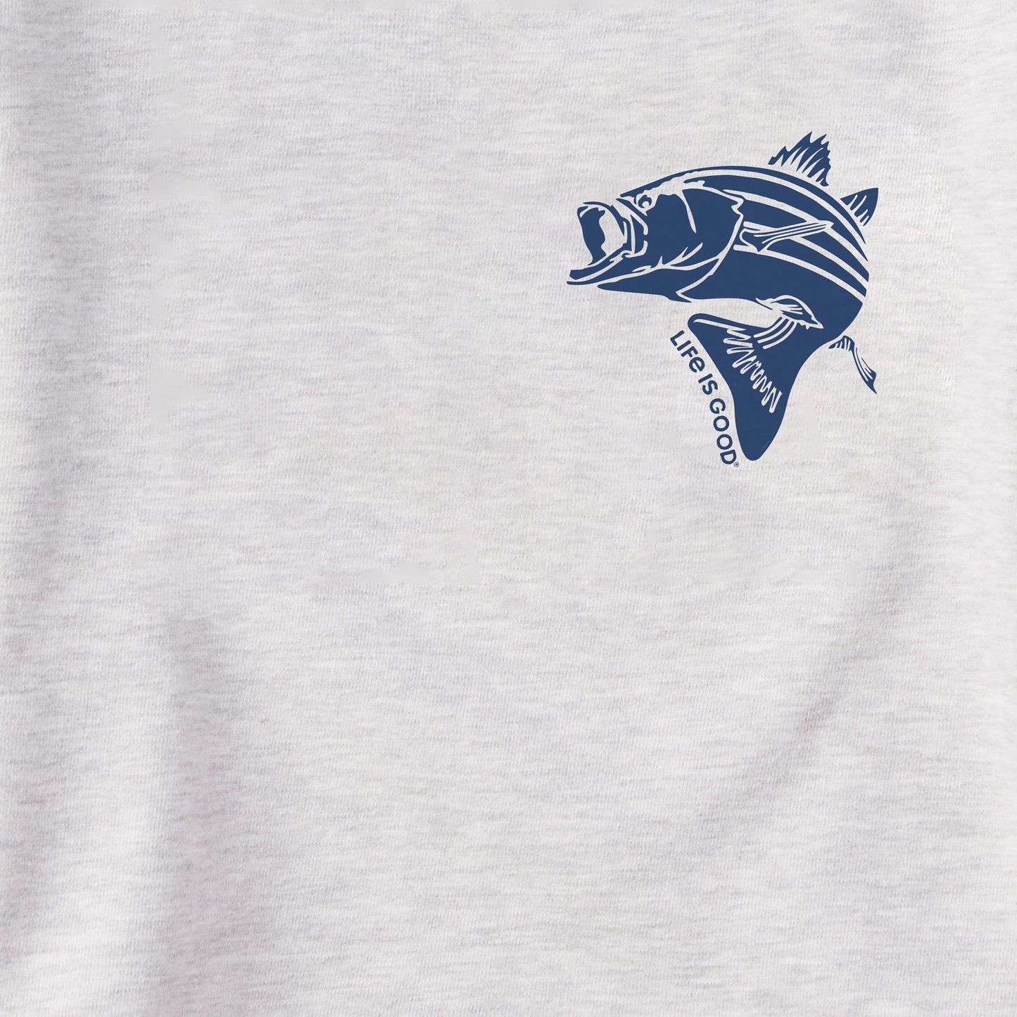 Men's Single Fish Simply True Fleece Hoodie