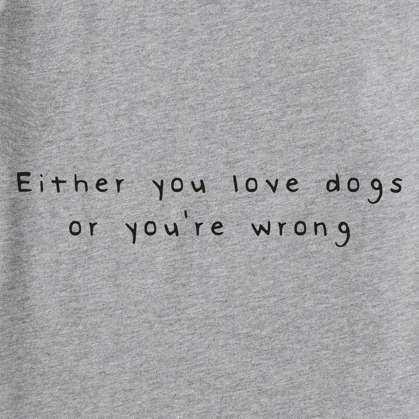 Women's Wordsmith Love Dogs Crusher Tank