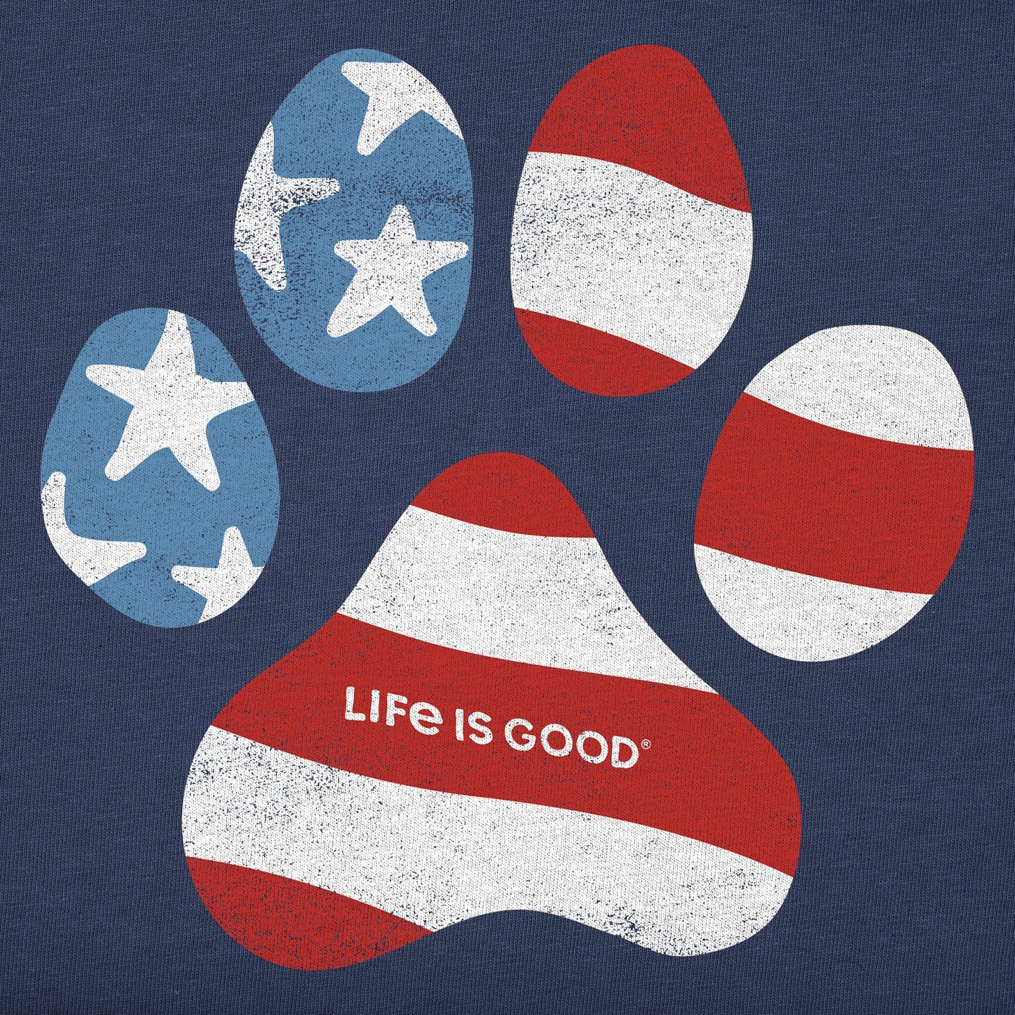 Women's US Flag Paw Crusher Tank