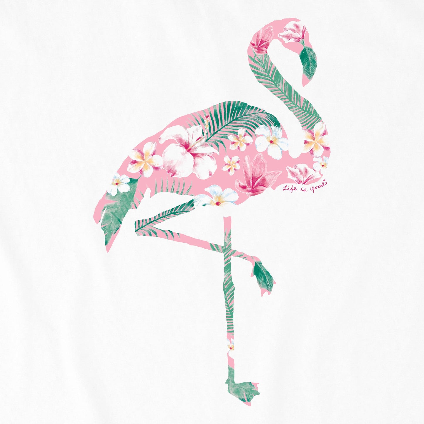 Women's Flamingo Flowers Crusher Tank