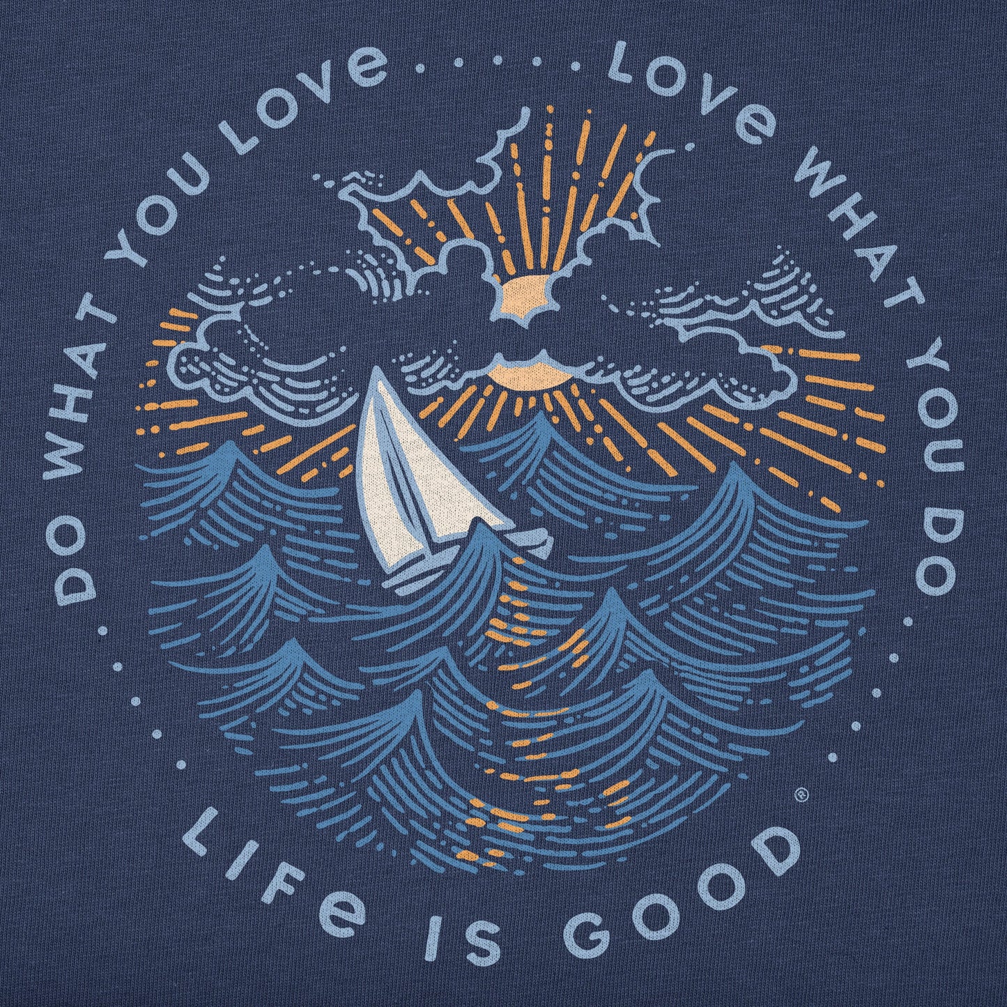 Men's DWYL Sea Sailboat Short Sleeve Tee