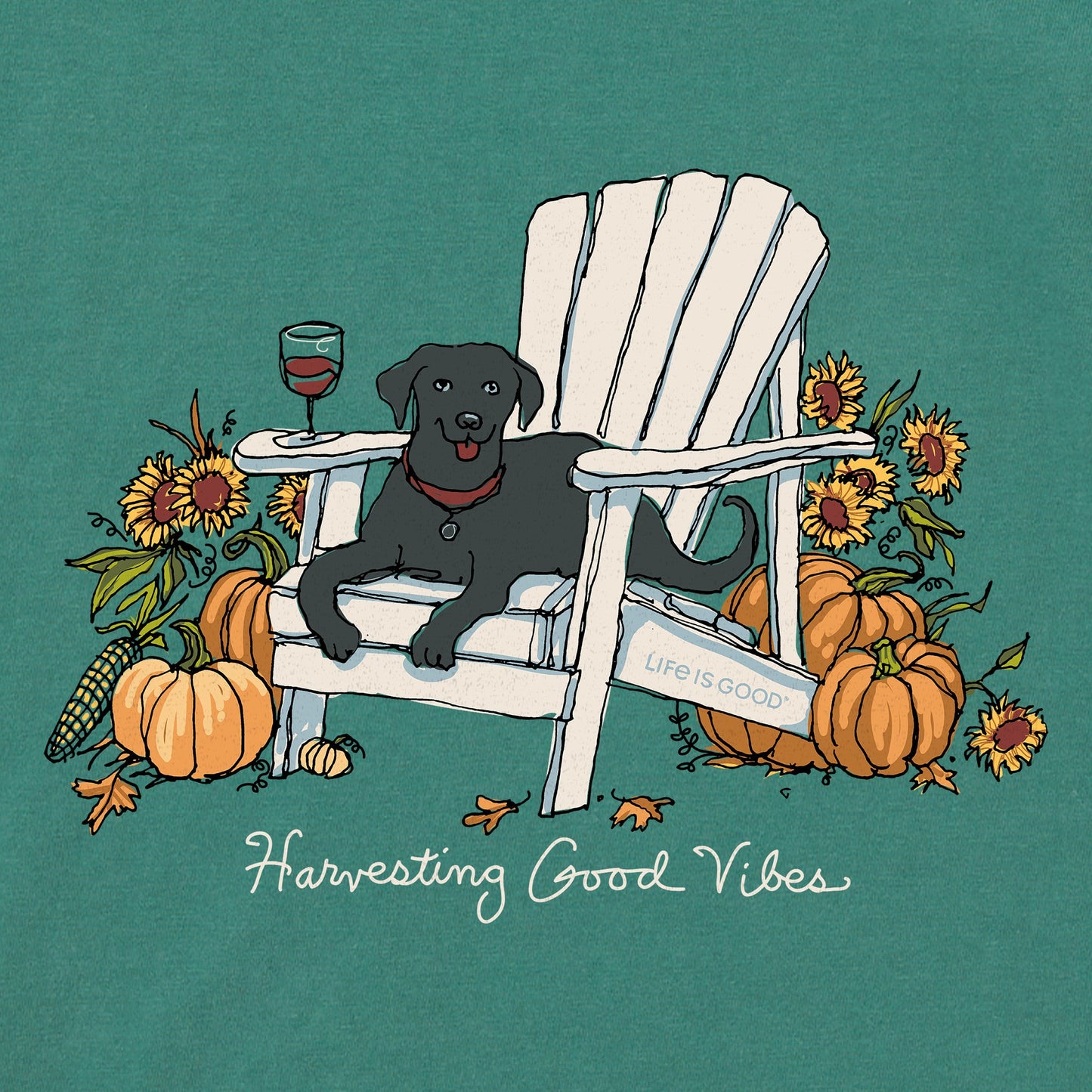 Women's Harvesting Fall Vibes Lab Simply True Fleece Hoodie