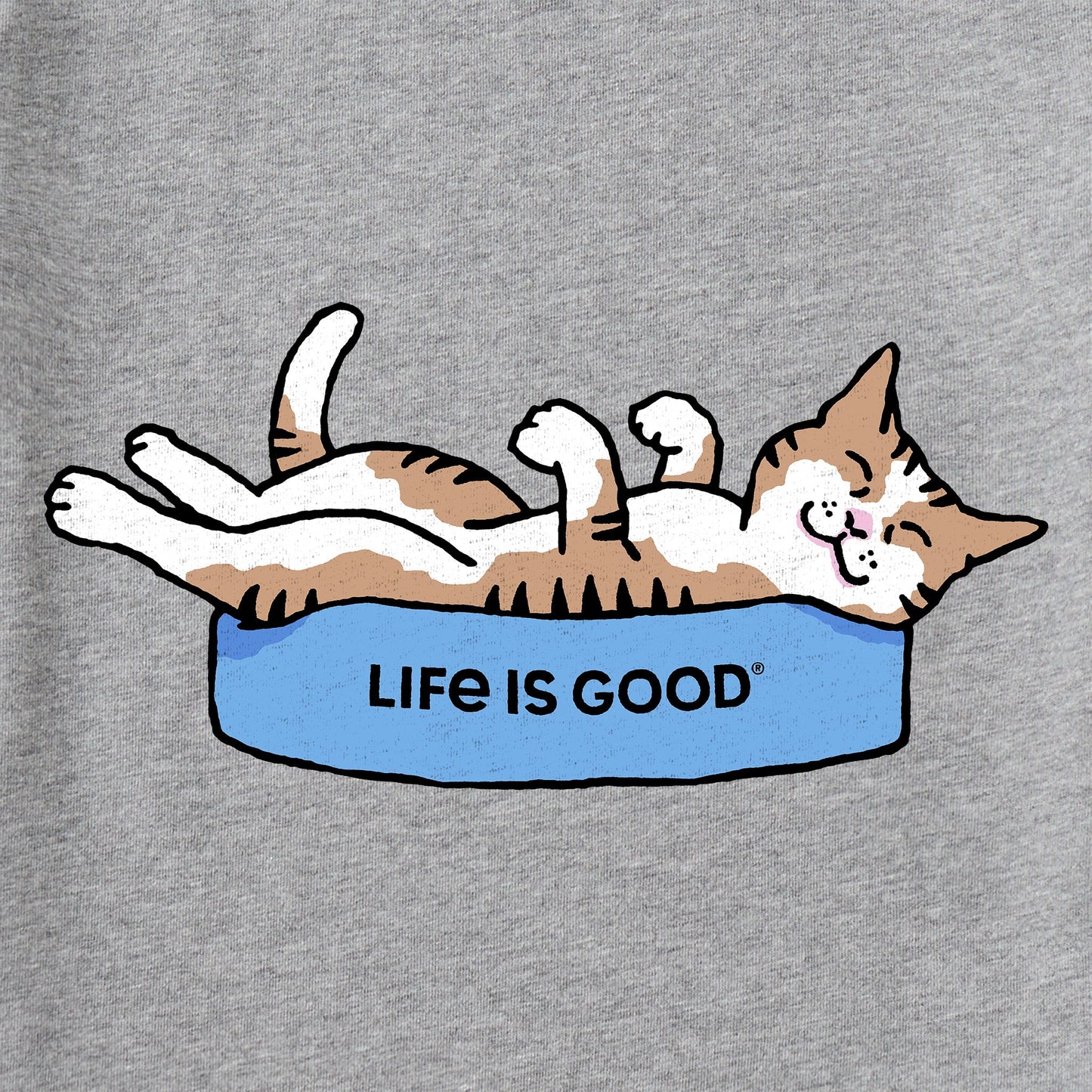 Women's Belly Rub Cat Short Sleeve Crusher Tee