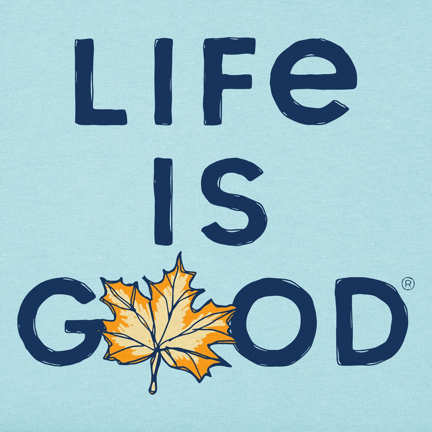 Women's Branded Stacked LIG w Leaf Simply True Fleece Crew