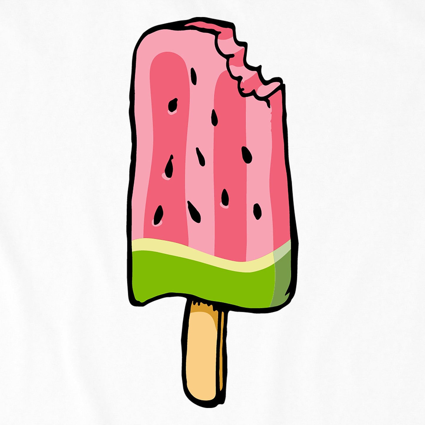 Women's Watermeloncicle Short Sleeve Crusher Vee