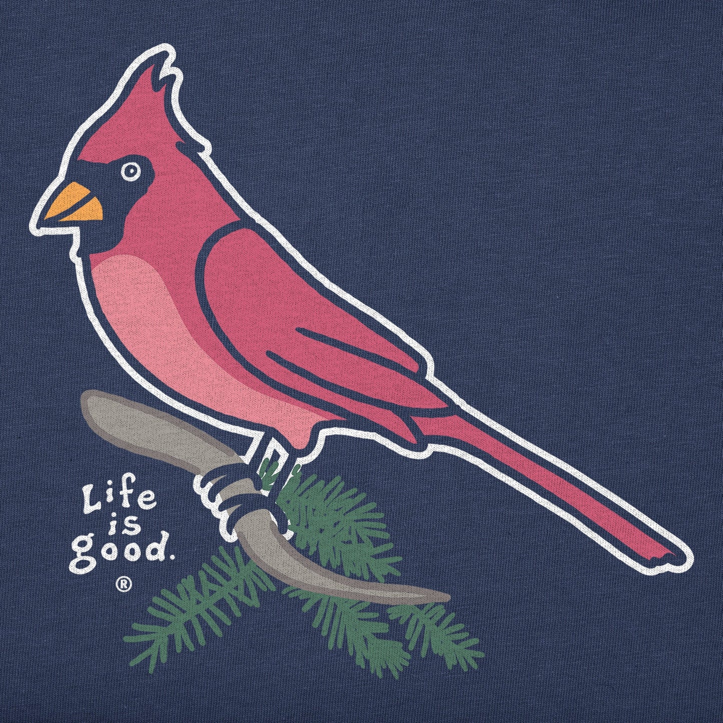 Women's Cardinal Branch Short Sleeve Crusher Tee