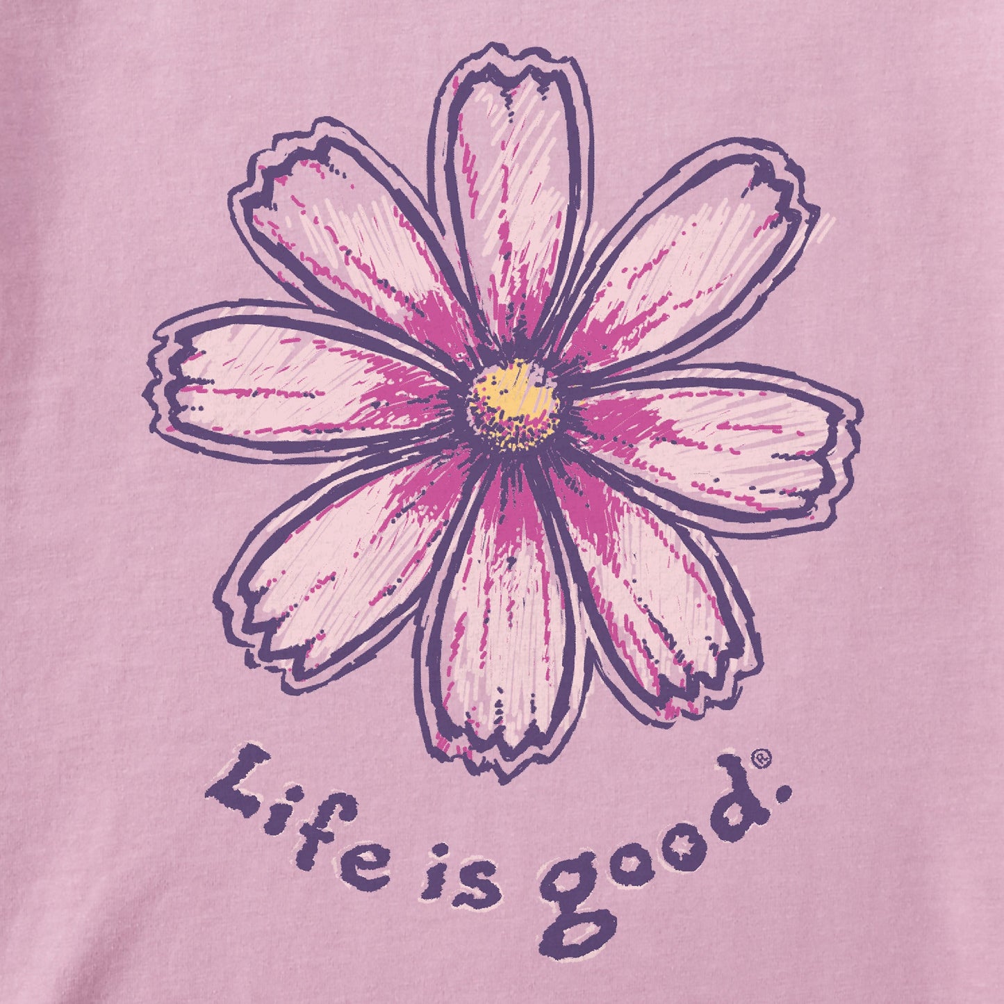 Women's Gerber Daisy Short Sleeve Crusher Tee