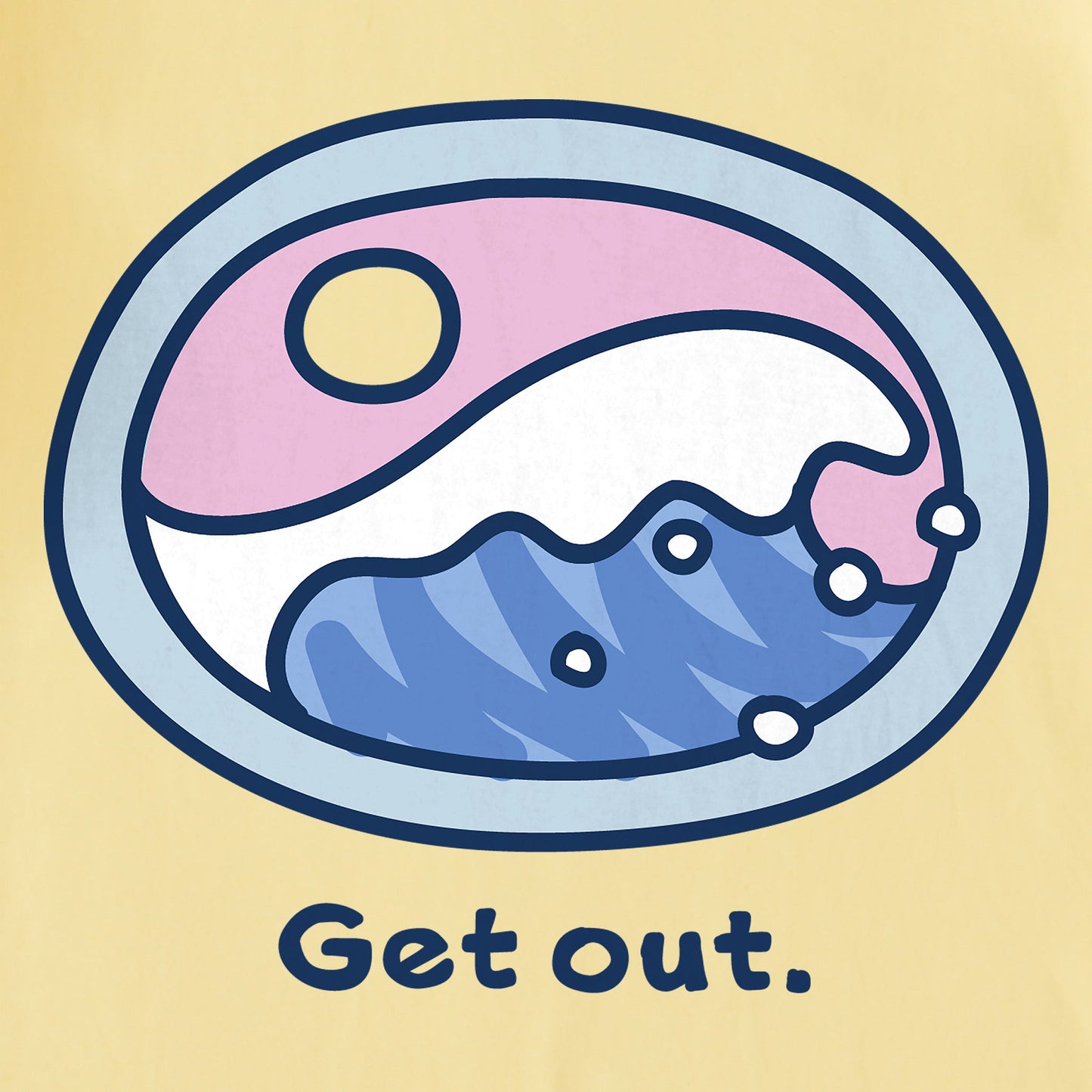 Women's Get Out Wave Short Sleeve Crusher Tee