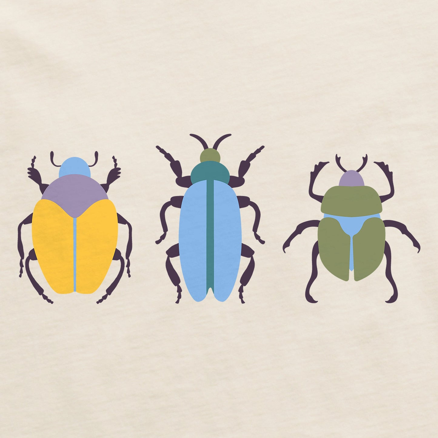 Women's 3 Beetles Short Sleeve Crusher Tee