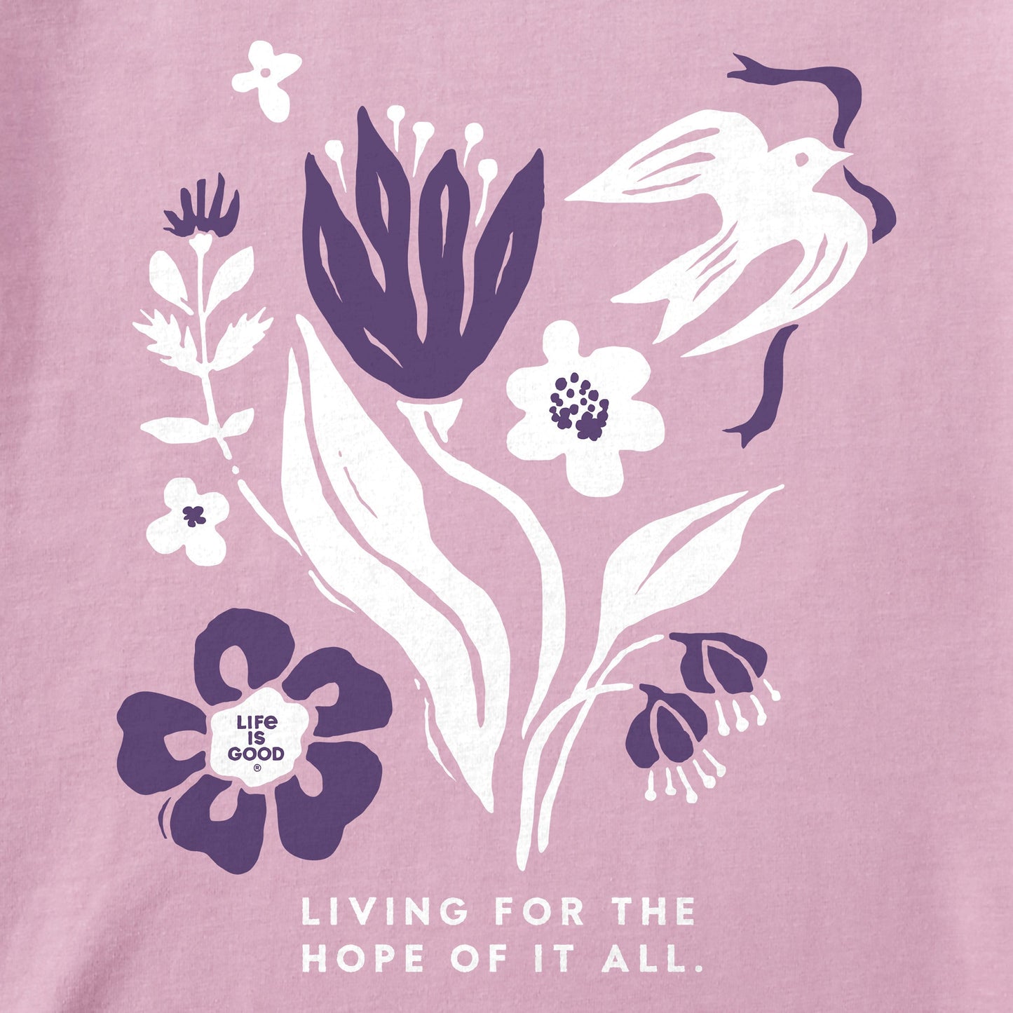Women's Flowers for the Hope of it All Short Sleeve Crusher Tee