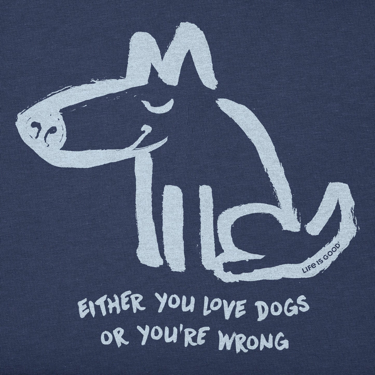 Women's Either You Love Dogs or You're Wrong Short Sleeve Tee