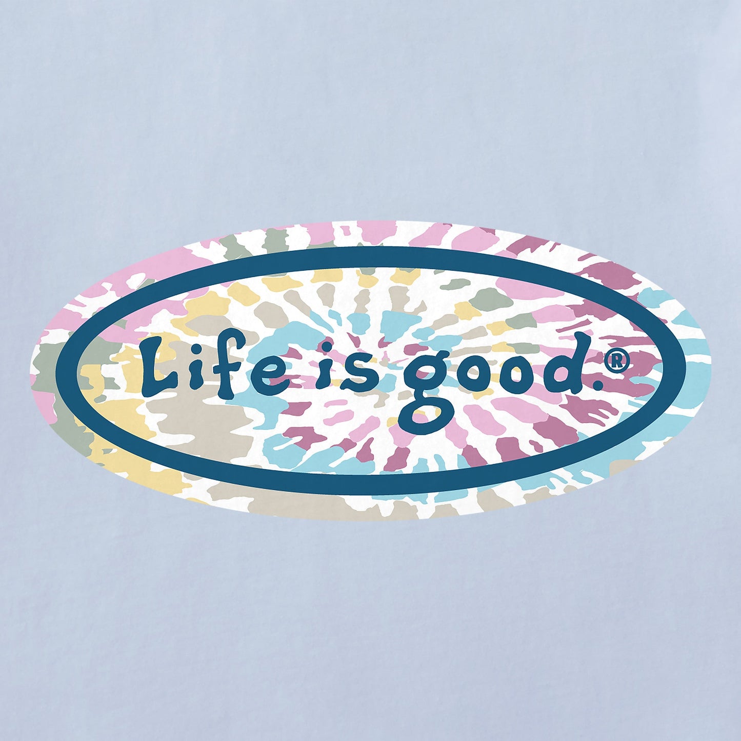 Women's Tie Dye Oval Short Sleeve Crusher-LITE Tee