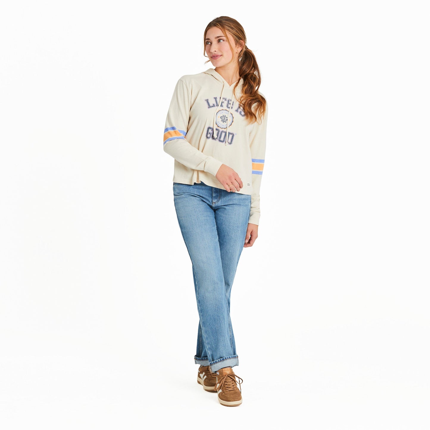 Women's Branded Seal Crusher Boxy Hoodie