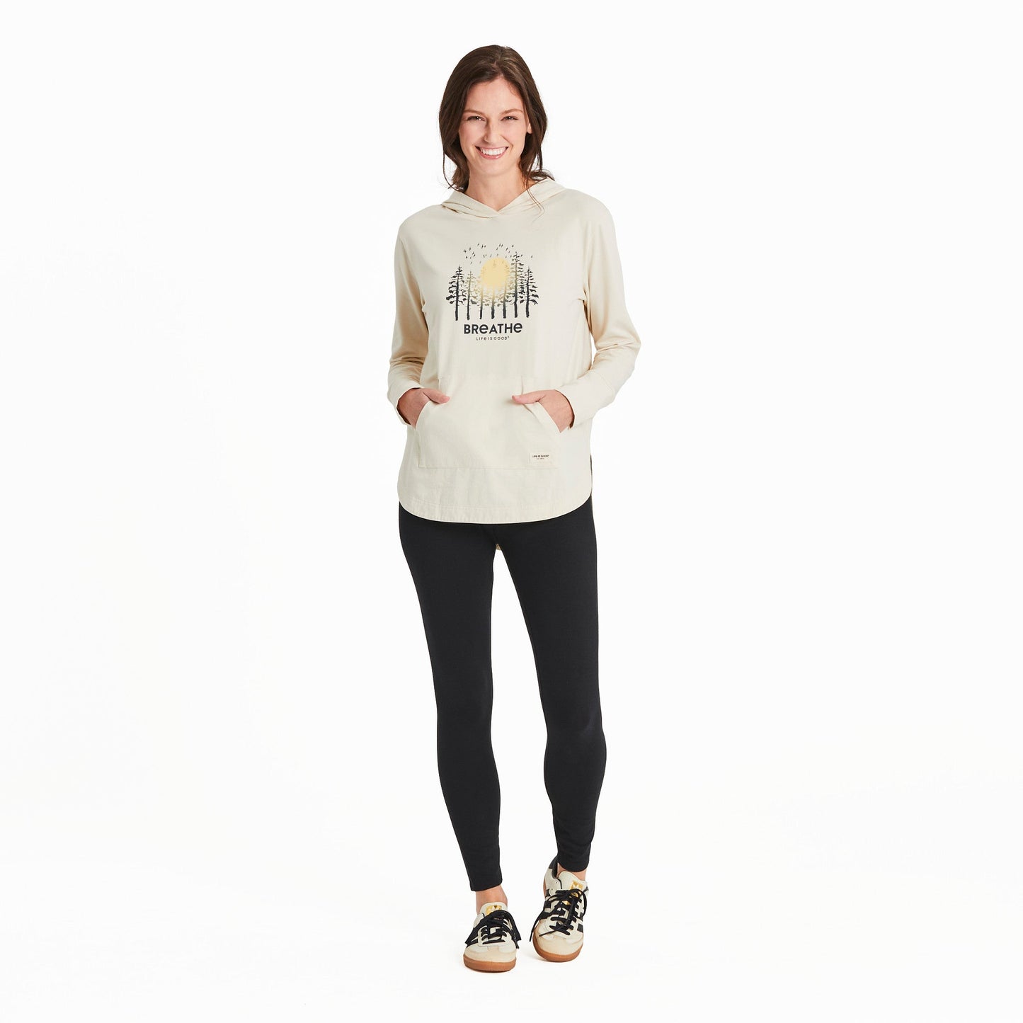 Women's Breathe Forest Crusher-FLEX Hoodie Tunic