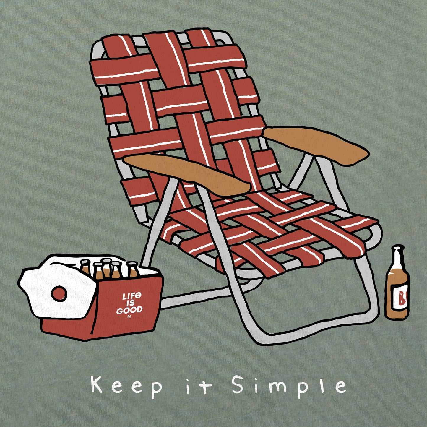 Men's Keep it Simple Chair Short Sleeve Tee