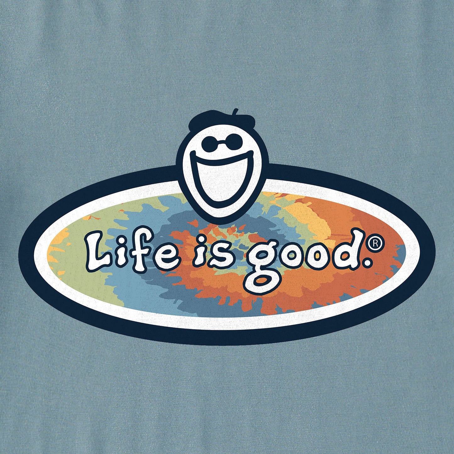 Men's Tie Dye Jake Oval Short Sleeve Crusher Tee