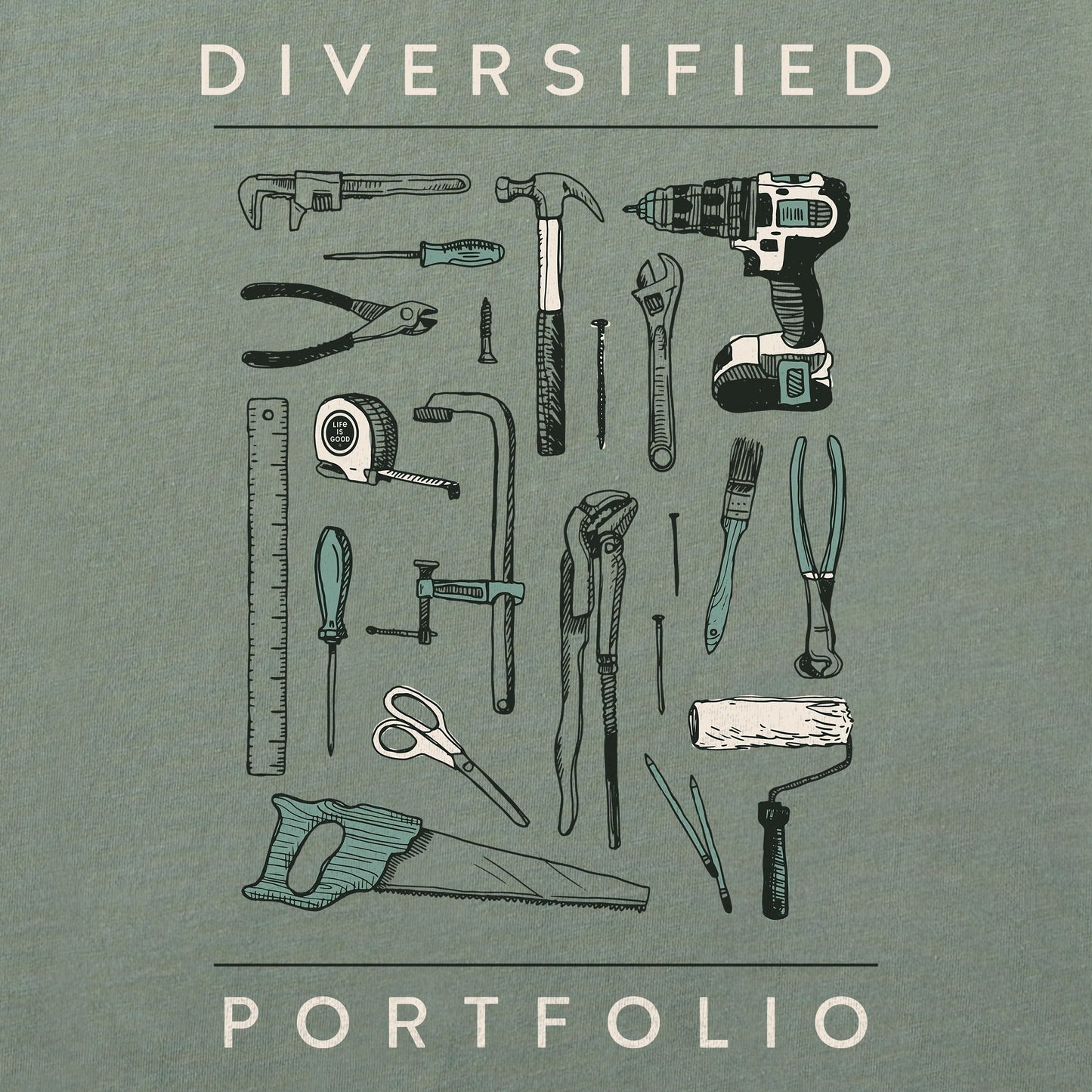 Men's Diversified Portfolio Tools Short Sleeve Crusher-LITE Tee