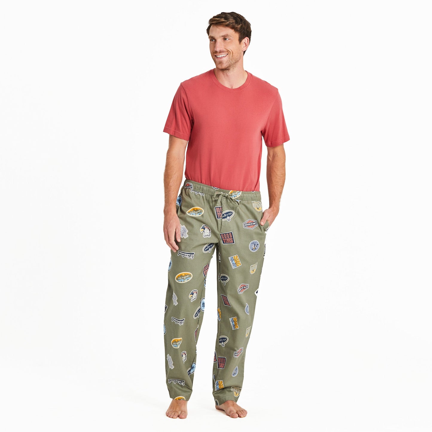 Men's Sticker Collage Classic Sleep Pant