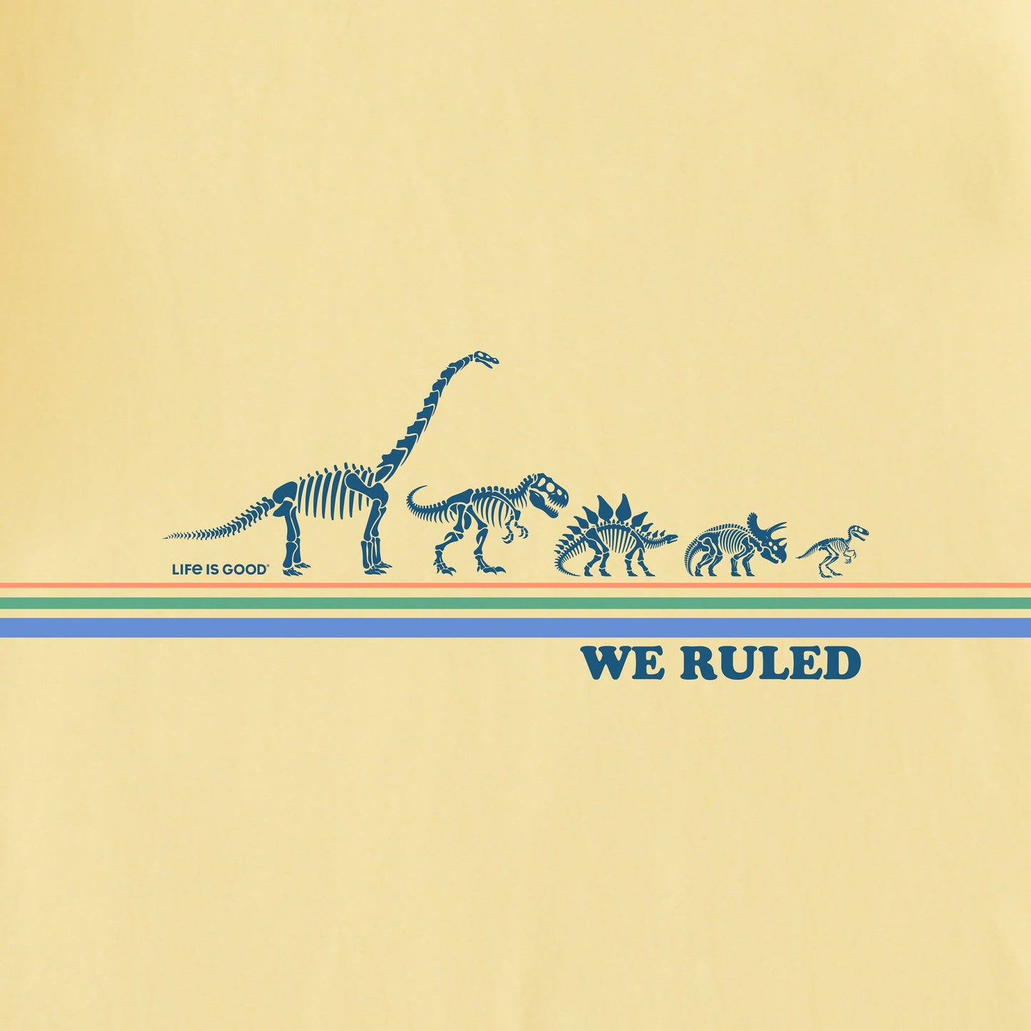 Kids We Ruled Dino's Short Sleeve Crusher Tee