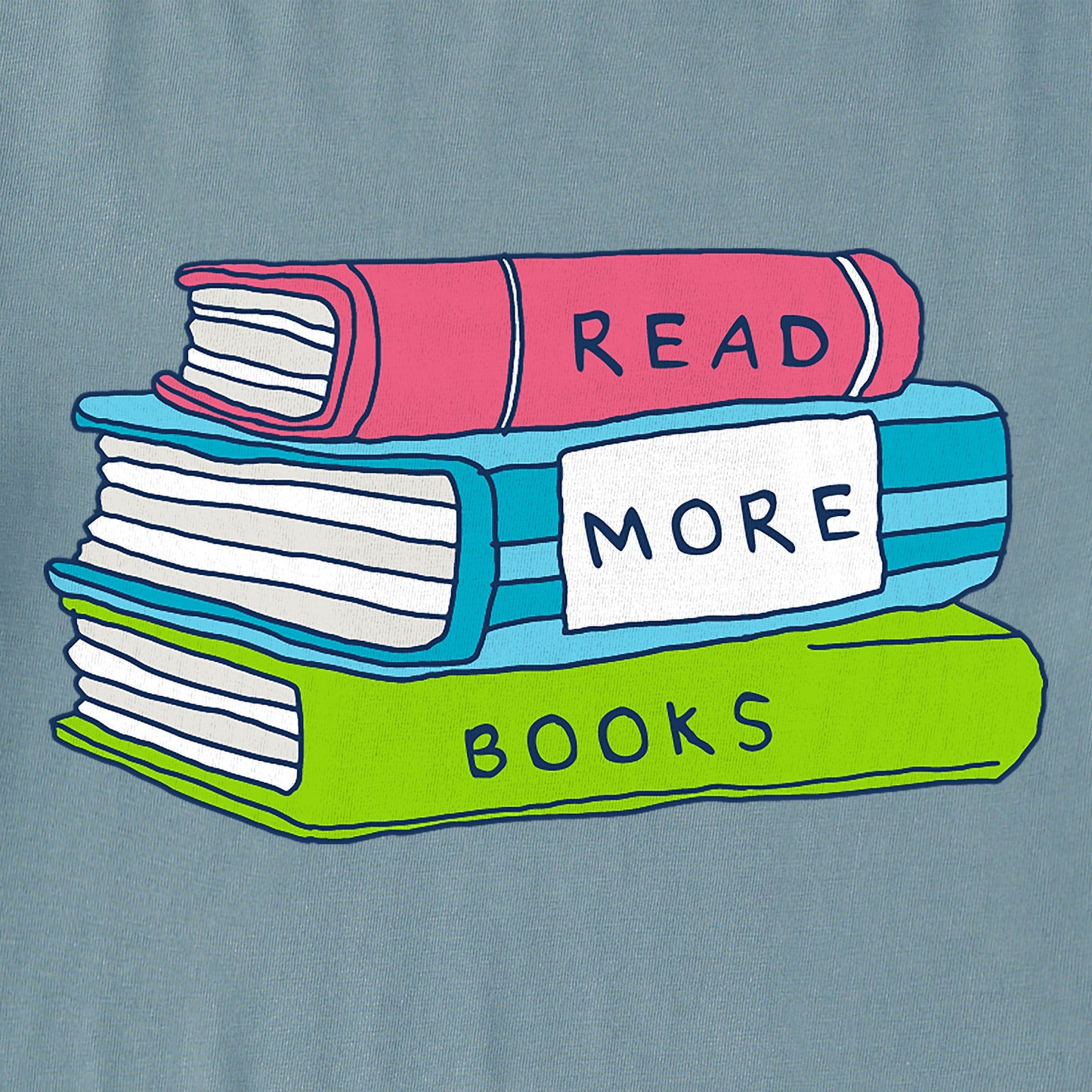 Women's Read More Books Short Sleeve Crusher Tee