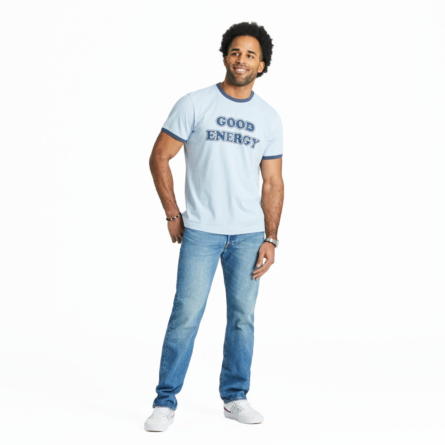 Men's Cooper Good Energy Classic Crusher Ringer Tee