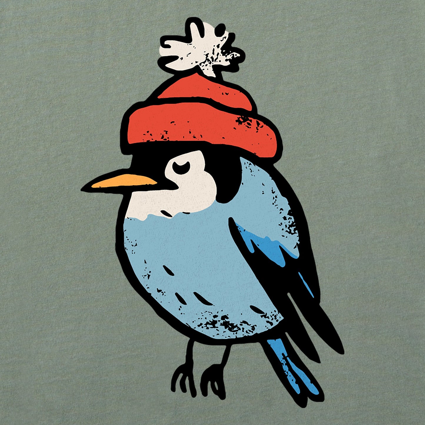 Women's Blue Bird Short Sleeve Crusher Boxy Tee