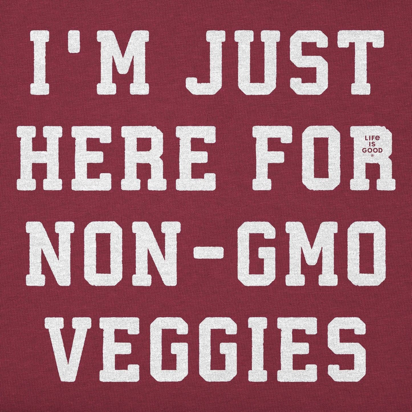 Kids Here for the Veggies Short Sleeve Crusher Tee