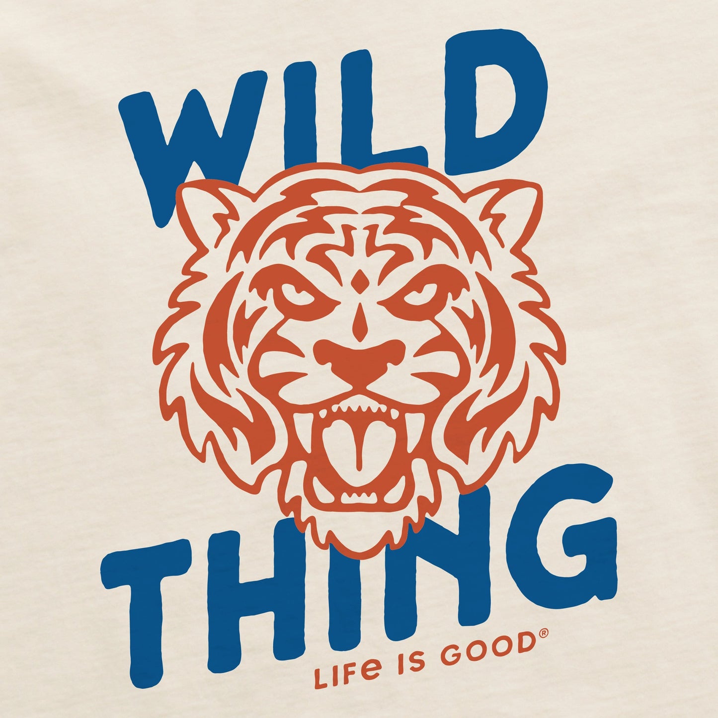 Women's Wild Thing Tiger Short Sleeve Crusher Boxy Tee