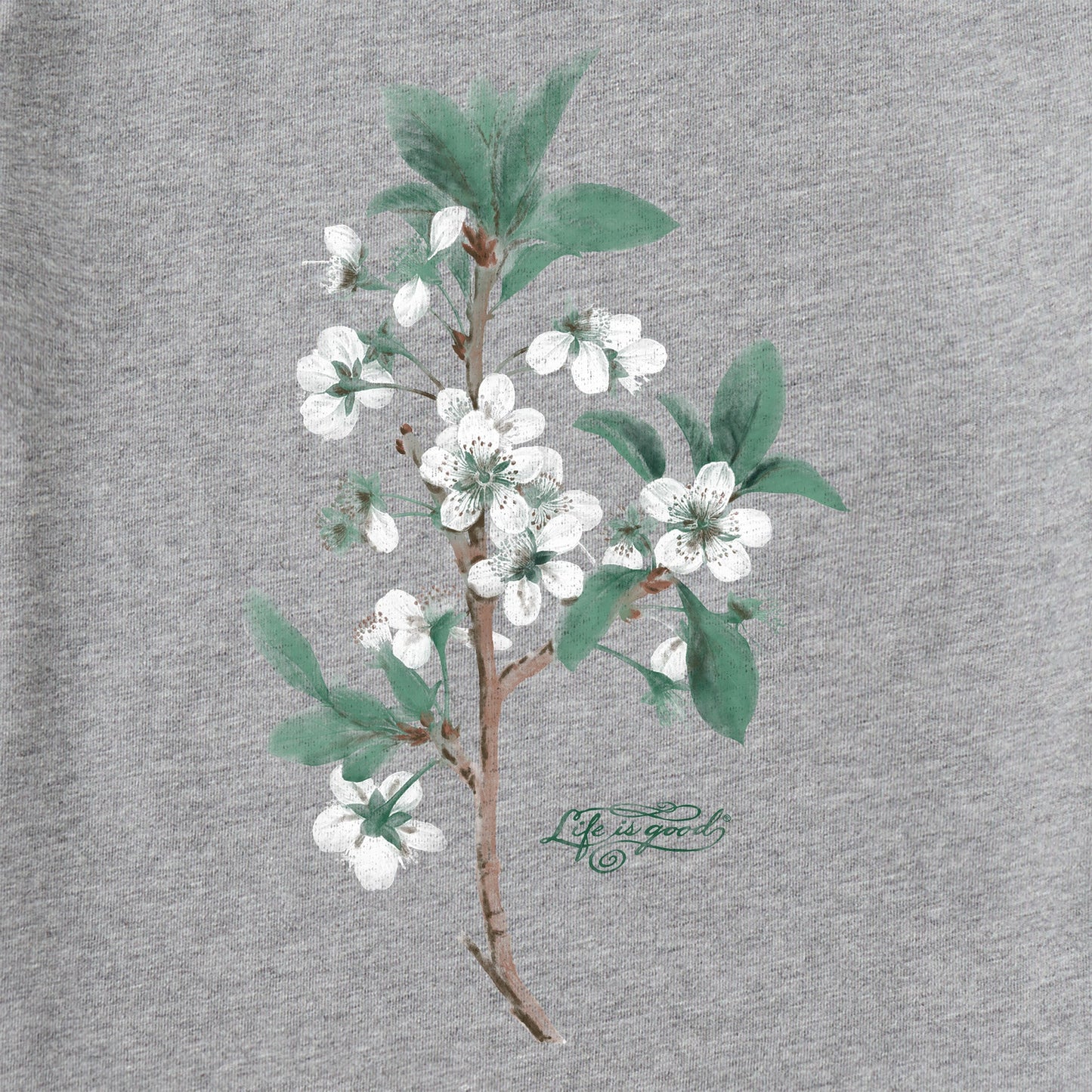 Women's Antique Plum Blossom Painting Long Sleeve Crusher Vee