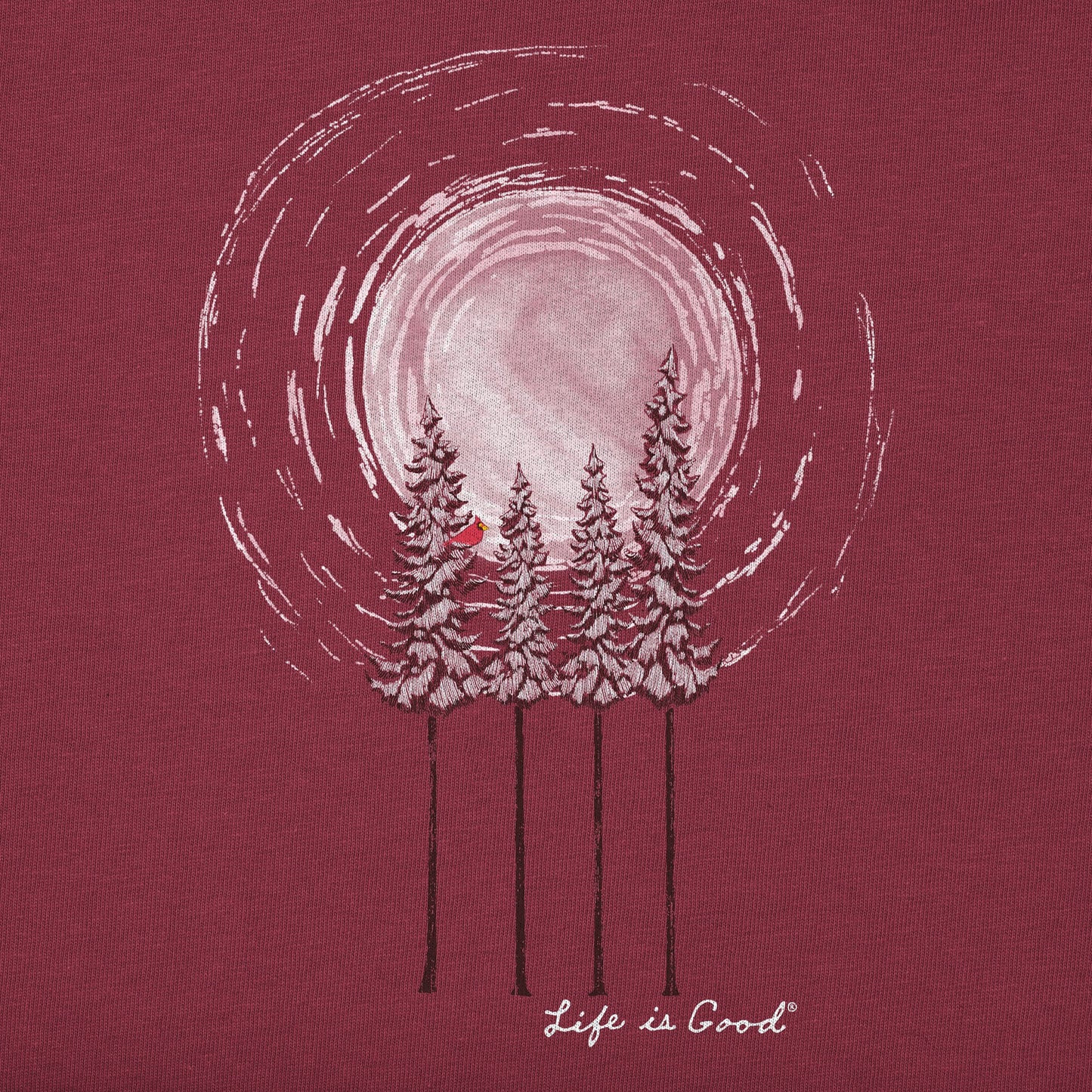 Women's Snowy Pines Long Sleeve Crusher Tee