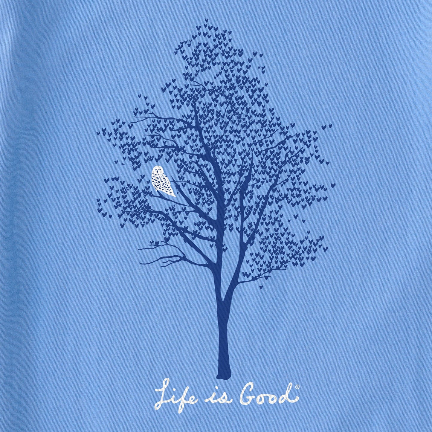 Women's Snowy Owl Long Sleeve Crusher Vee