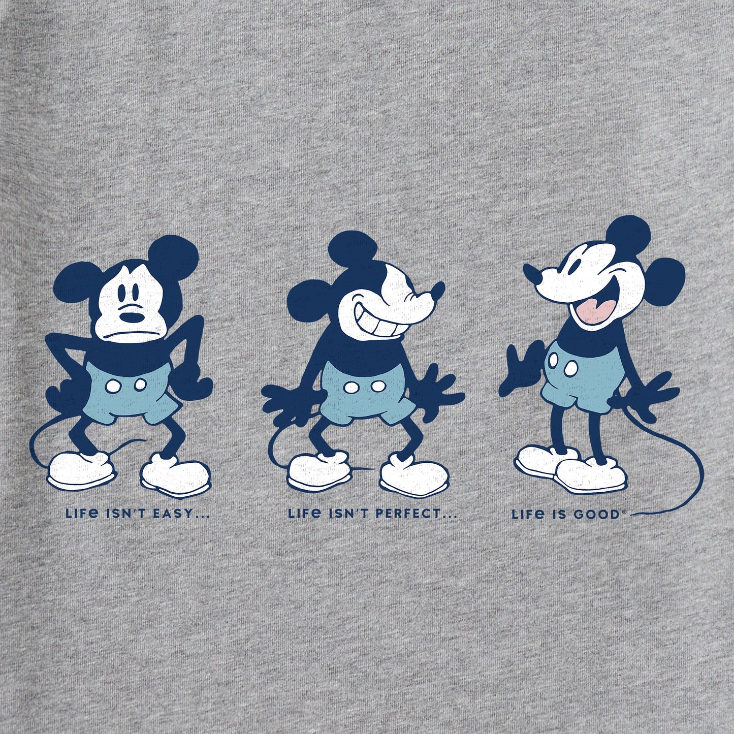 Women's Steamboat Willie Life isn't Easy Short Sleeve Vee
